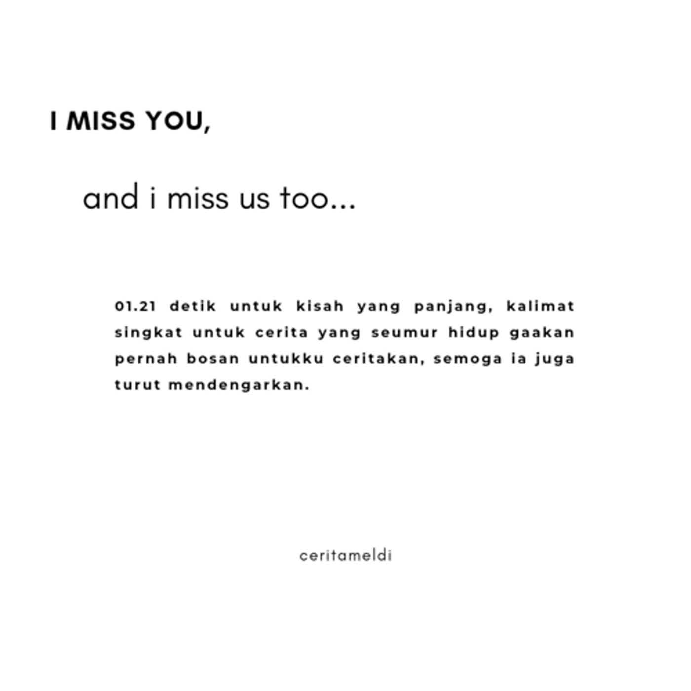 i miss you, and i miss us too :) episode artwork