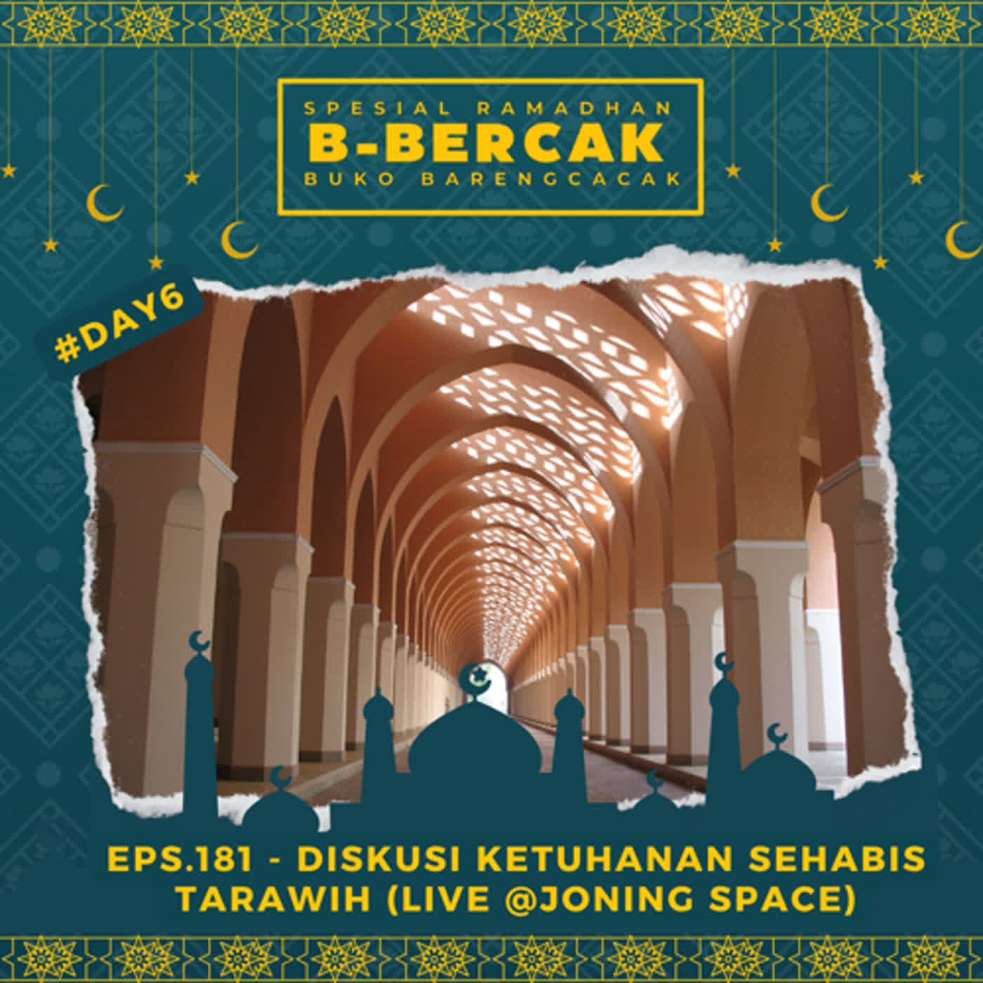 EPS.181 - DISKUSI KETUHANAN SETELAH TARAWIH (Live @JoningSpace) episode artwork