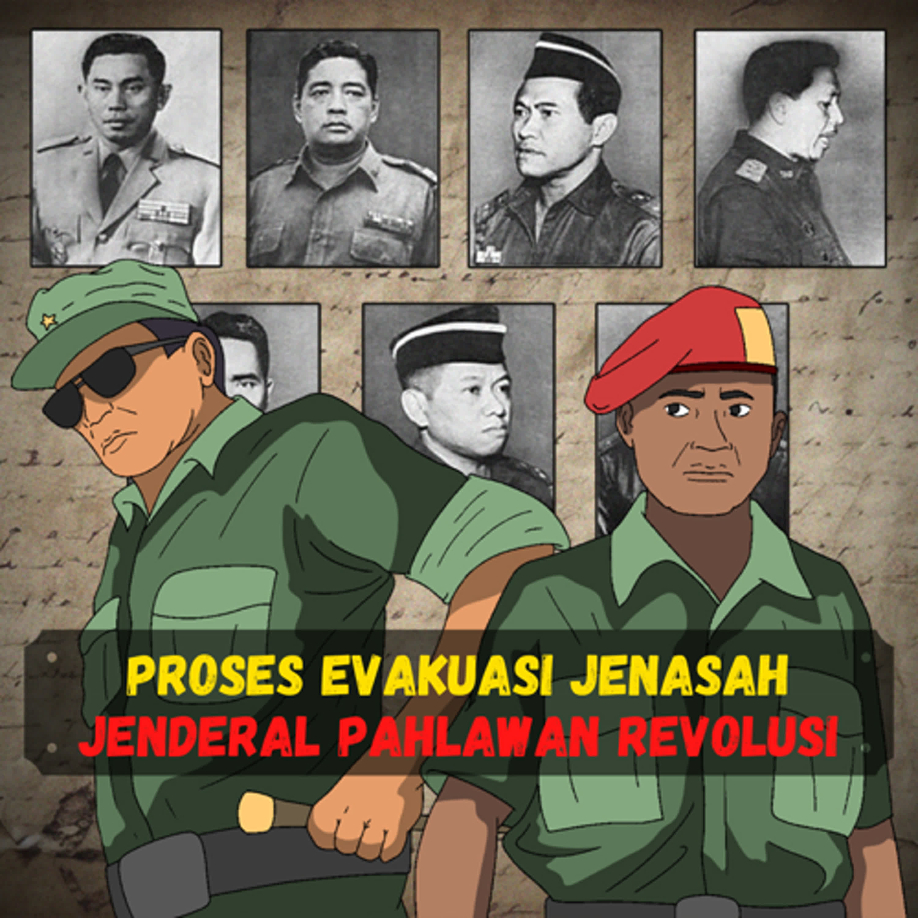 Proses Evakuasi Jenasah Para Jenderal Pahlawan revolusi di Sumur Maut Lubang Buaya (Sejarah Seru - Sejarah Indonesia)