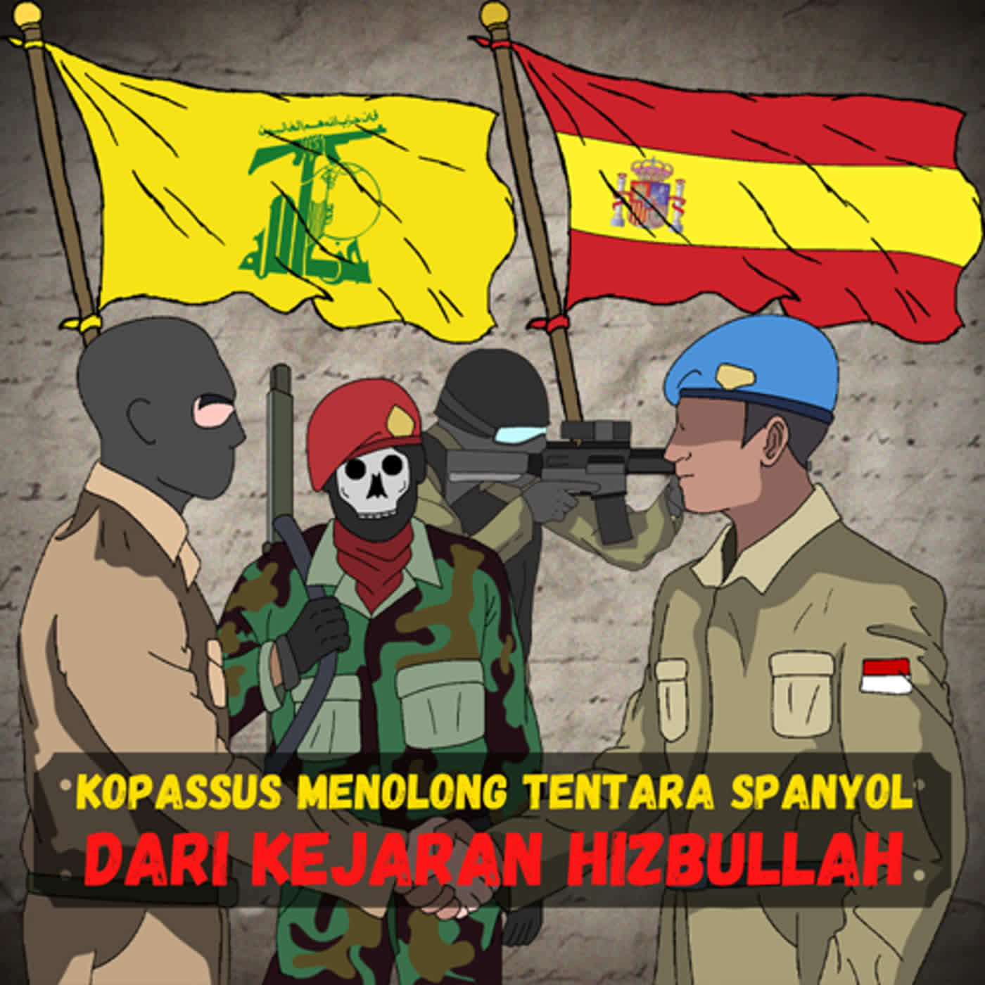 Kopassus selamatkan tentara Spanyol Dari Hizbullah - Kalahkan Tentara Korea Di Medan Bersalju