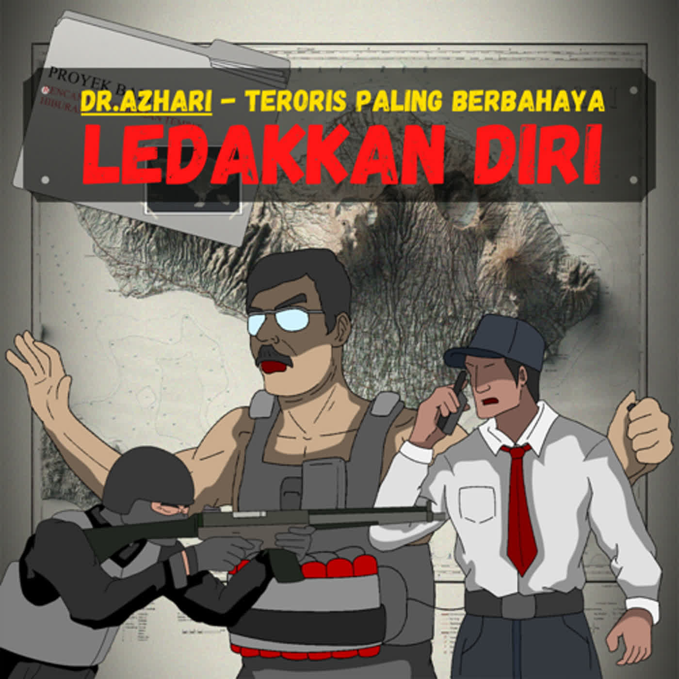 Dr.Azhari,Teroris Paling berbahaya se-Asia Tenggara  LEDAKKAN DIRI. Enggan Menyerah Pada Densus 88