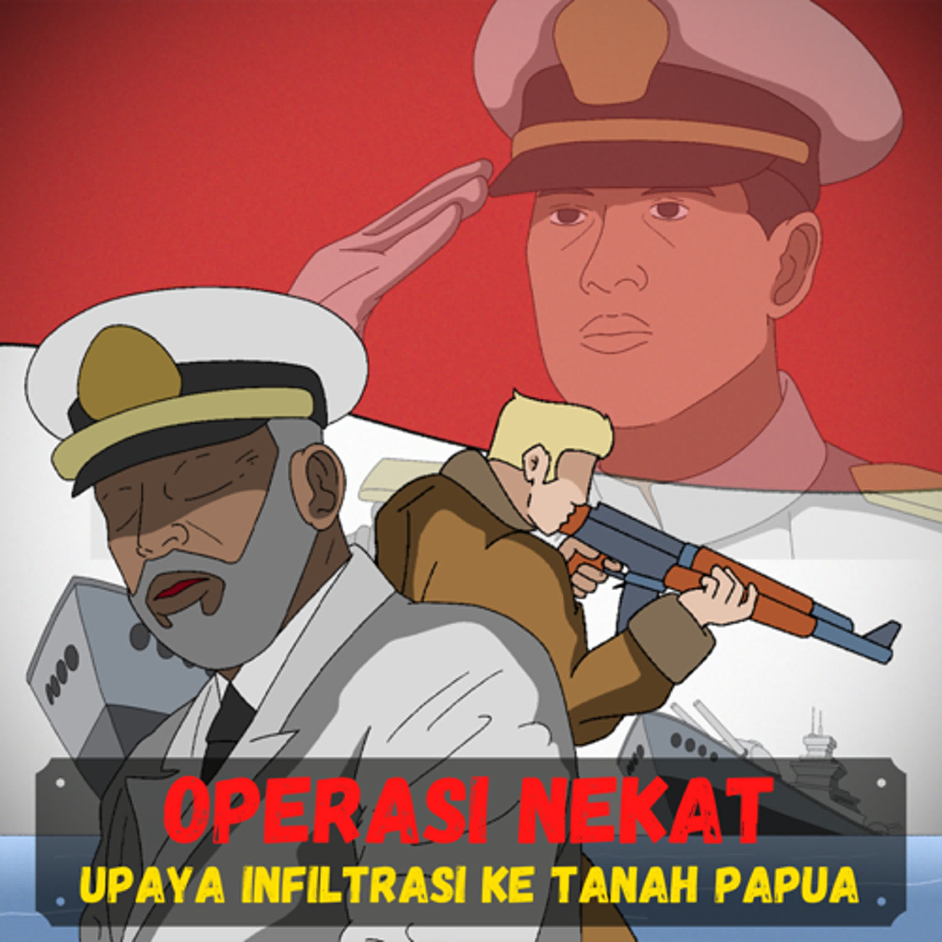 OPERASI NEKAT Upaya Infiltrasi Ke Tanah Papua (Gugurnya Yos Sudaro) Sejarah Seru - Sejarah Indonesia