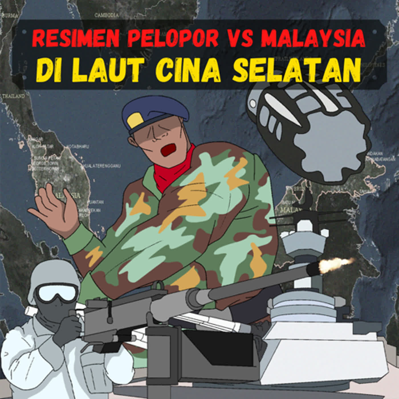 Resimen Pelopor Bentrok Dengan Angkatan Laut Malaysia di laut Cina Selatan - SEJARAH SERU