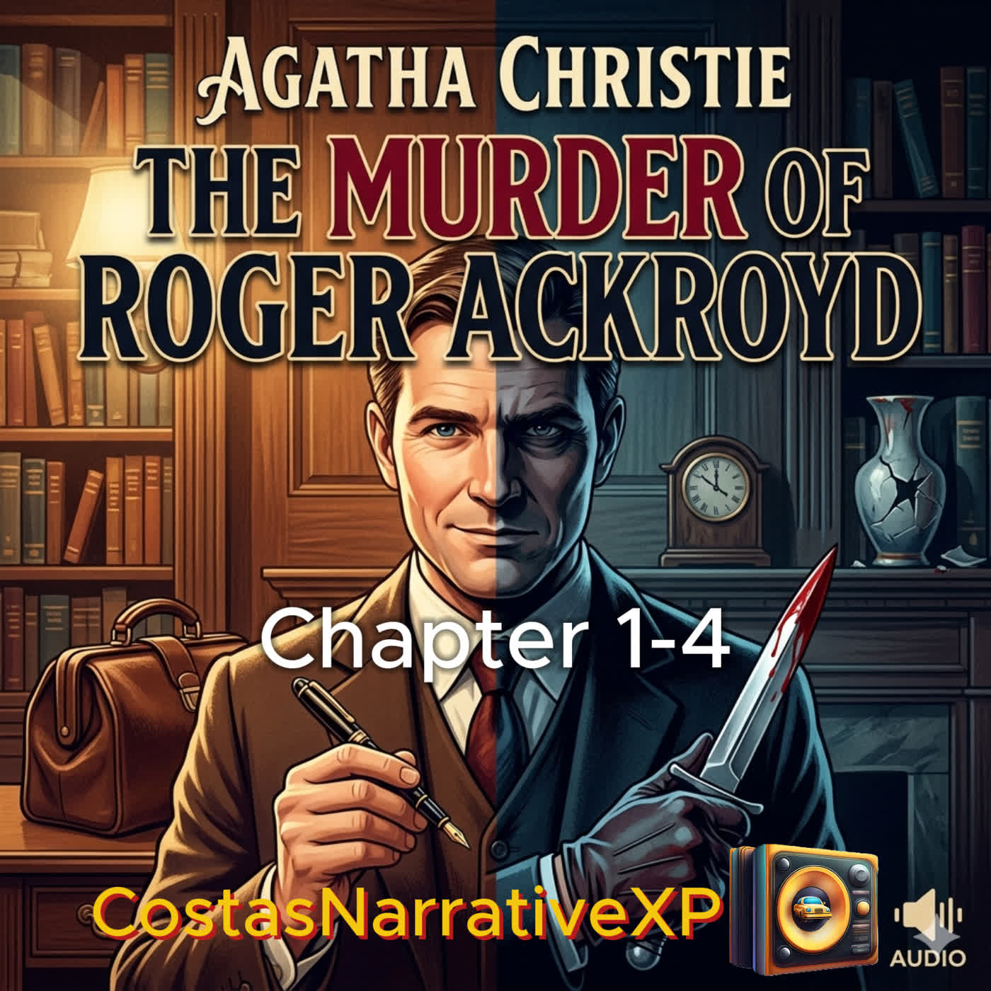 The Murder of Roger Ackroyd by Agatha Christie Ch 1-4 | CostasNarrativeXP episode artwork