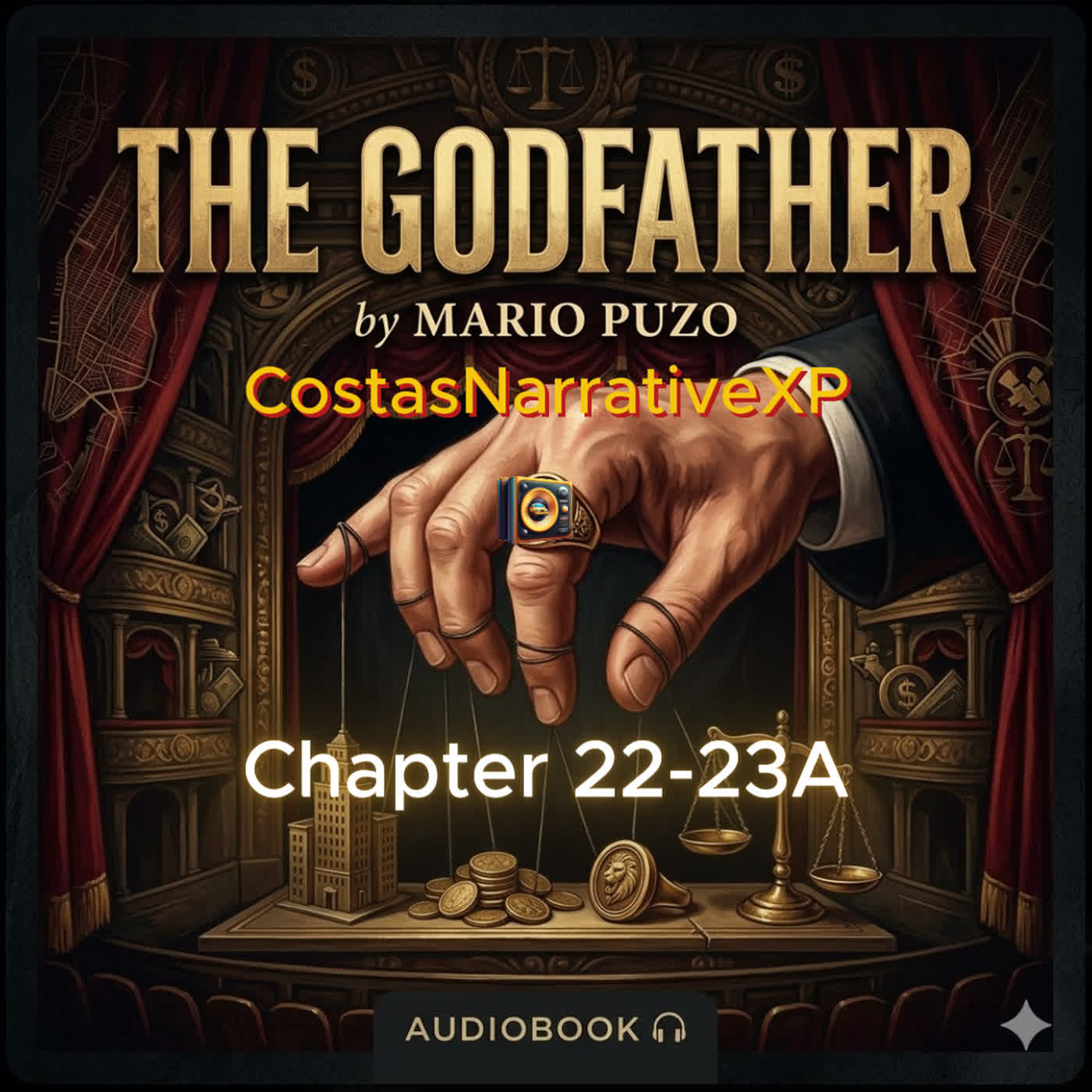 The Godfather by Mario Puzo Ch 22-23A | CostasNarrativeXP episode artwork