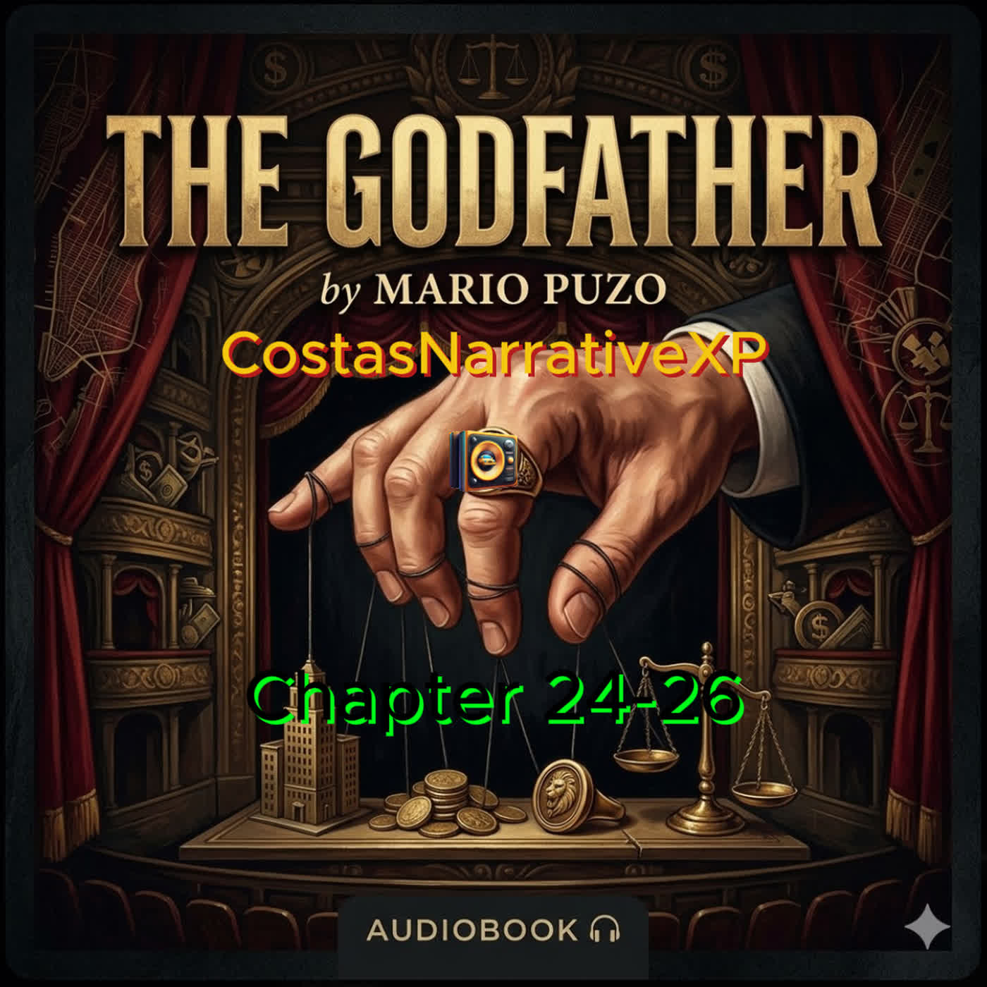 The Godfather by Mario Puzo Ch 24-26 | CostasNarrativeXP episode artwork