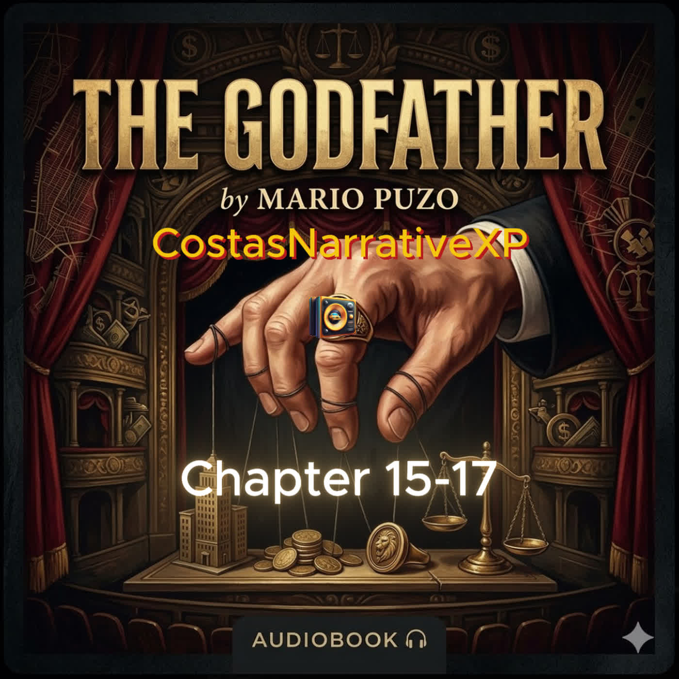 The Godfather by Mario Puzo Ch 15-17 | CostasNarrativeXP episode artwork