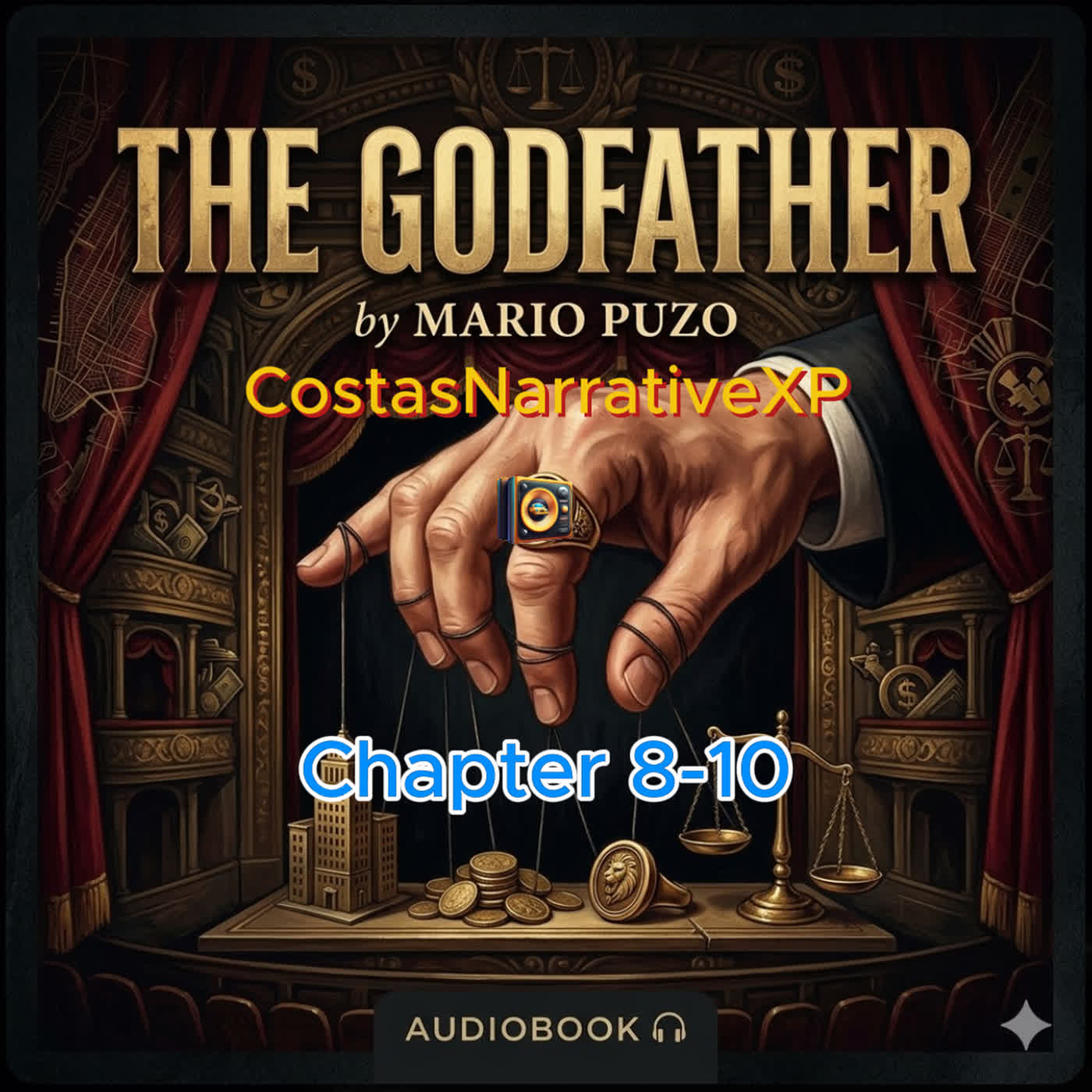 The Godfather by Mario Puzo Ch 8-10 | CostasNarrativeXP episode artwork