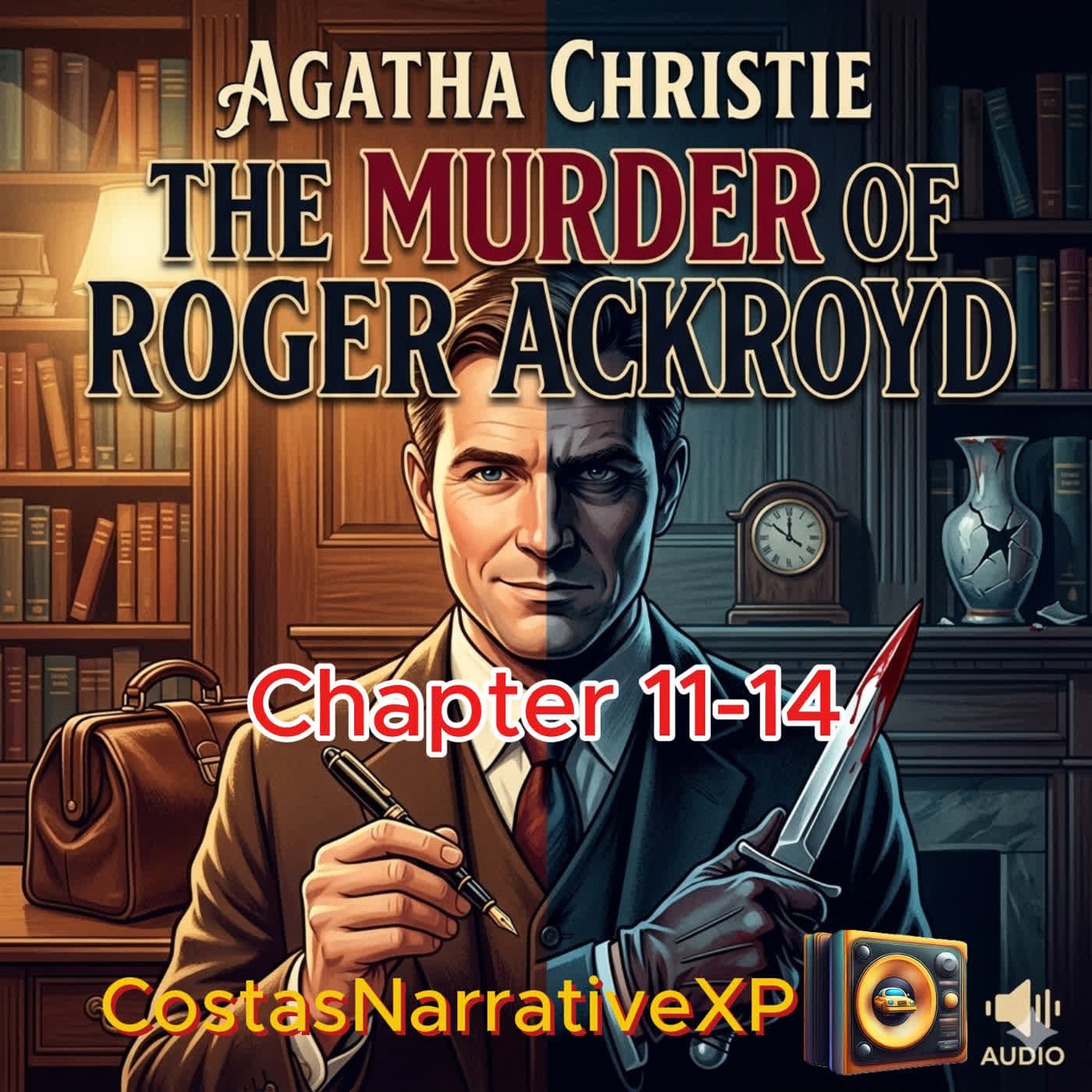 The Murder of Roger Ackroyd by Agatha Christie Ch 11-14 | CostasNarrativeXP episode artwork