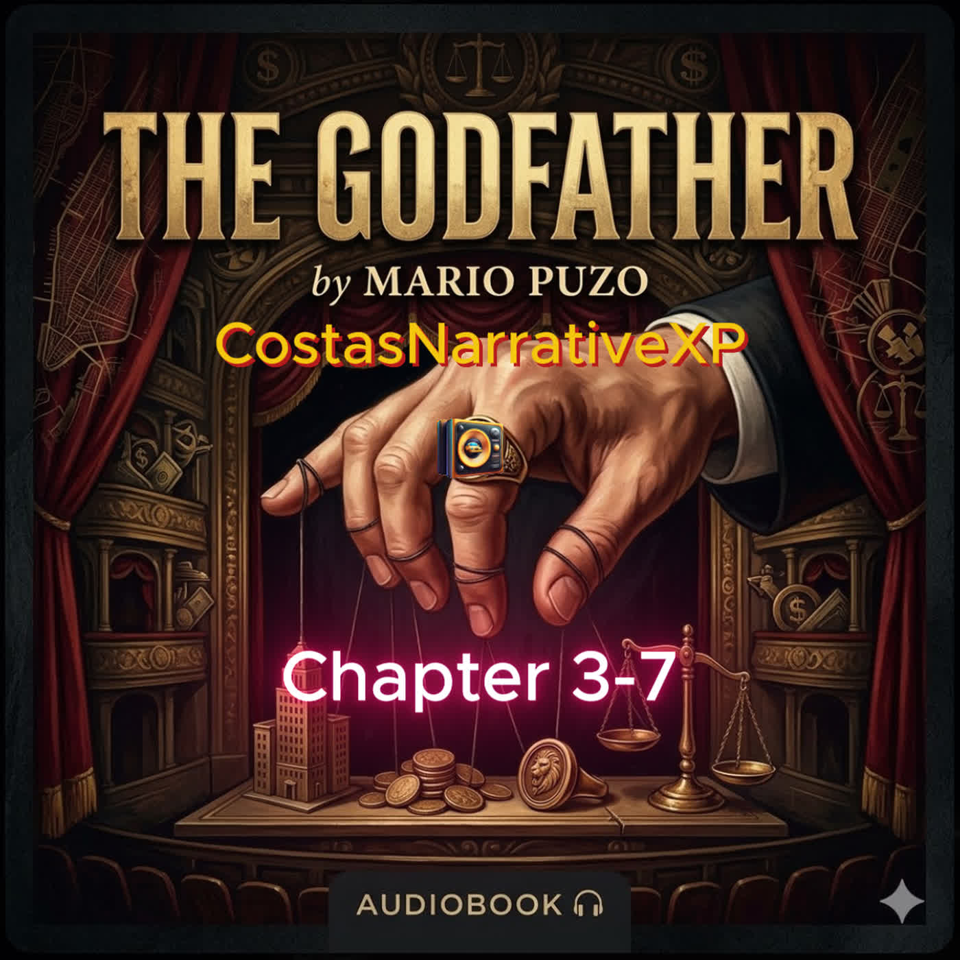 The Godfather by Mario Puzo Ch 3-7 | CostasNarrativeXP episode artwork