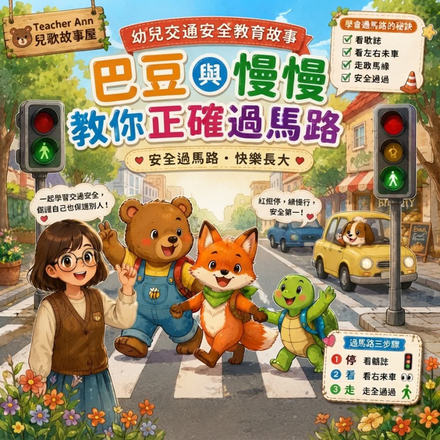 【交通安全】過馬路要看燈號：教孩子學會保護自己的安全防線（ S21E09）