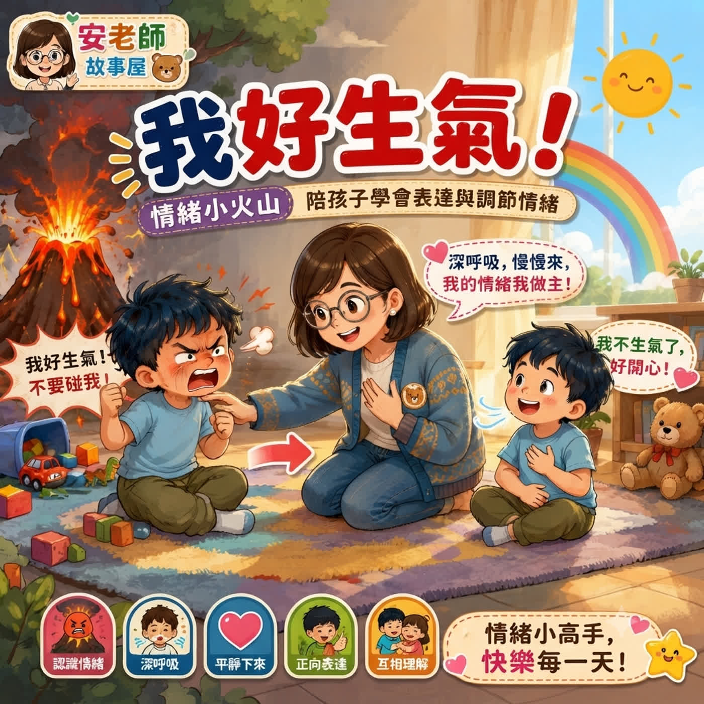 【生活好習慣】樂樂看醫生記：克服看病恐懼，內外夾弓大立完洗手歌（Teacher Ann 兒歌故事屋 S1E17）