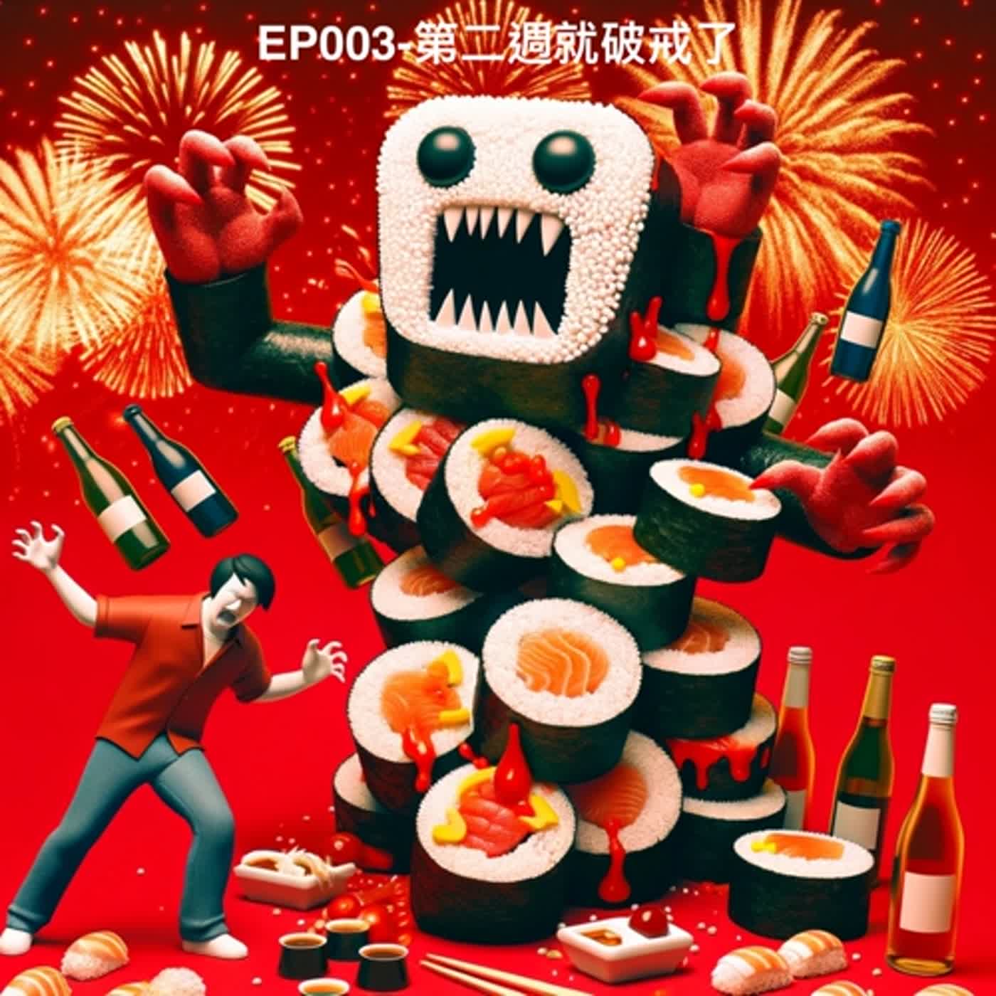 EP003 | 第二週就破戒了！躲過了聖誕沒躲過跨年🫣🫣 episode artwork