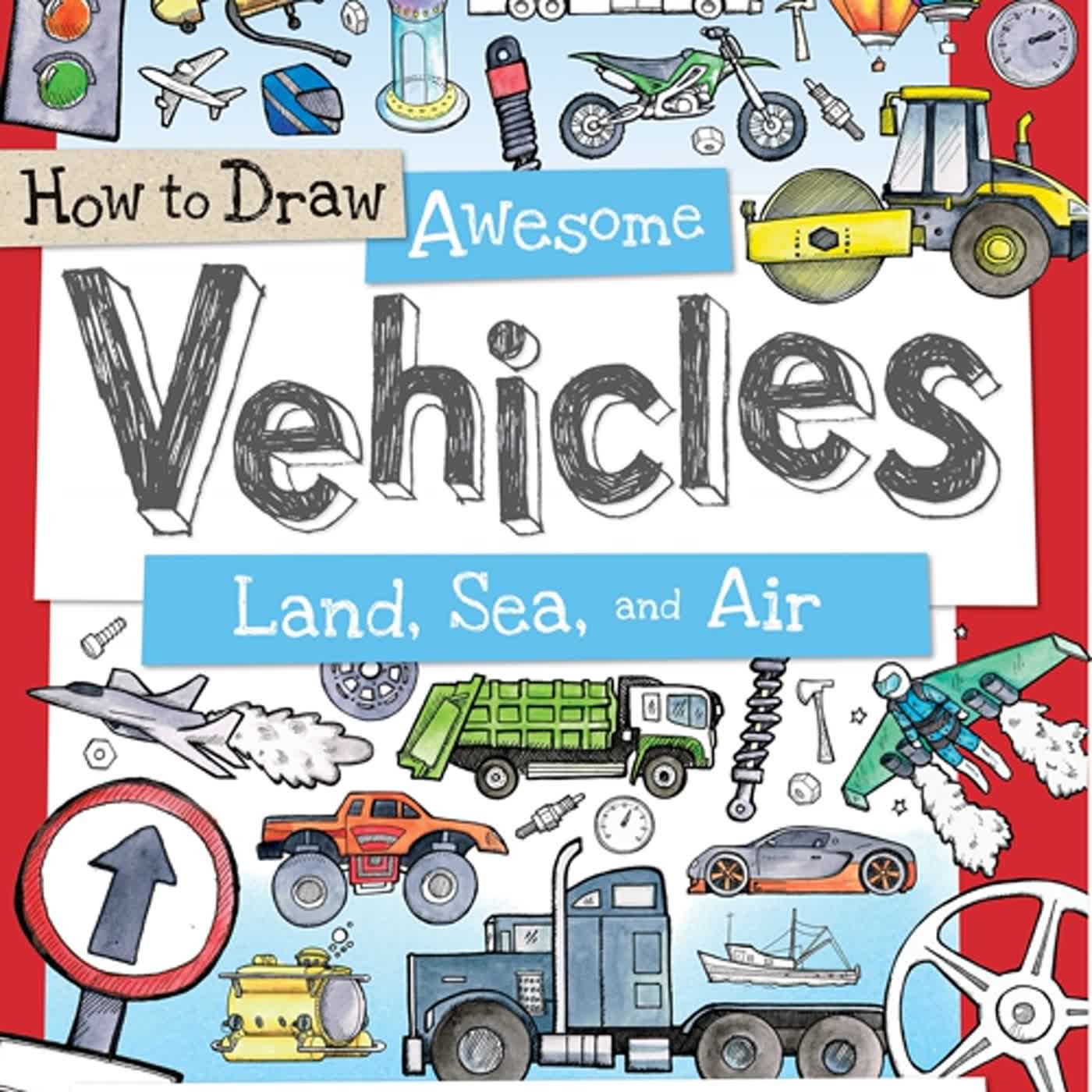 Easy Vehicles Drawing for kids | transport | How to Draw Transport Vehicles  for Kids | By Kidpid | Hello everyone, in this video let's draw some  different kinds of automobiles. So