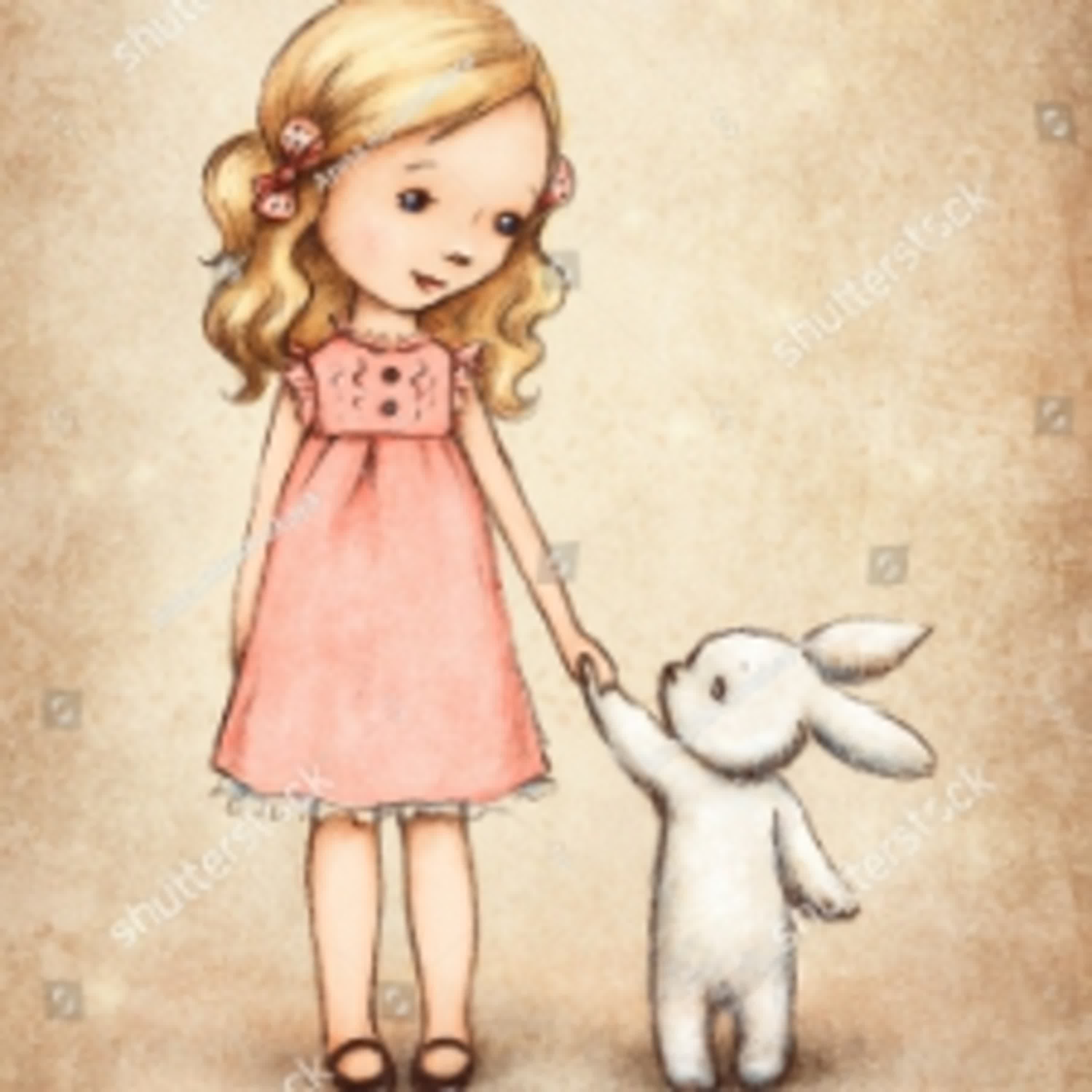 Shelly and her friend Tiny 3_ After tea party