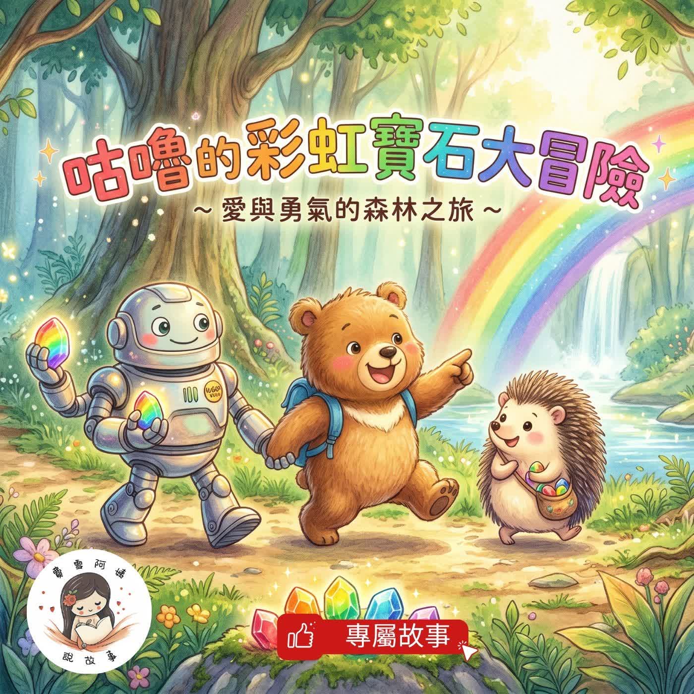 小壽星專屬故事 EP165《咕嚕與彩虹寶石》勇敢冒險｜友誼與互助合作｜跨出舒適圈｜睡前故事 episode artwork