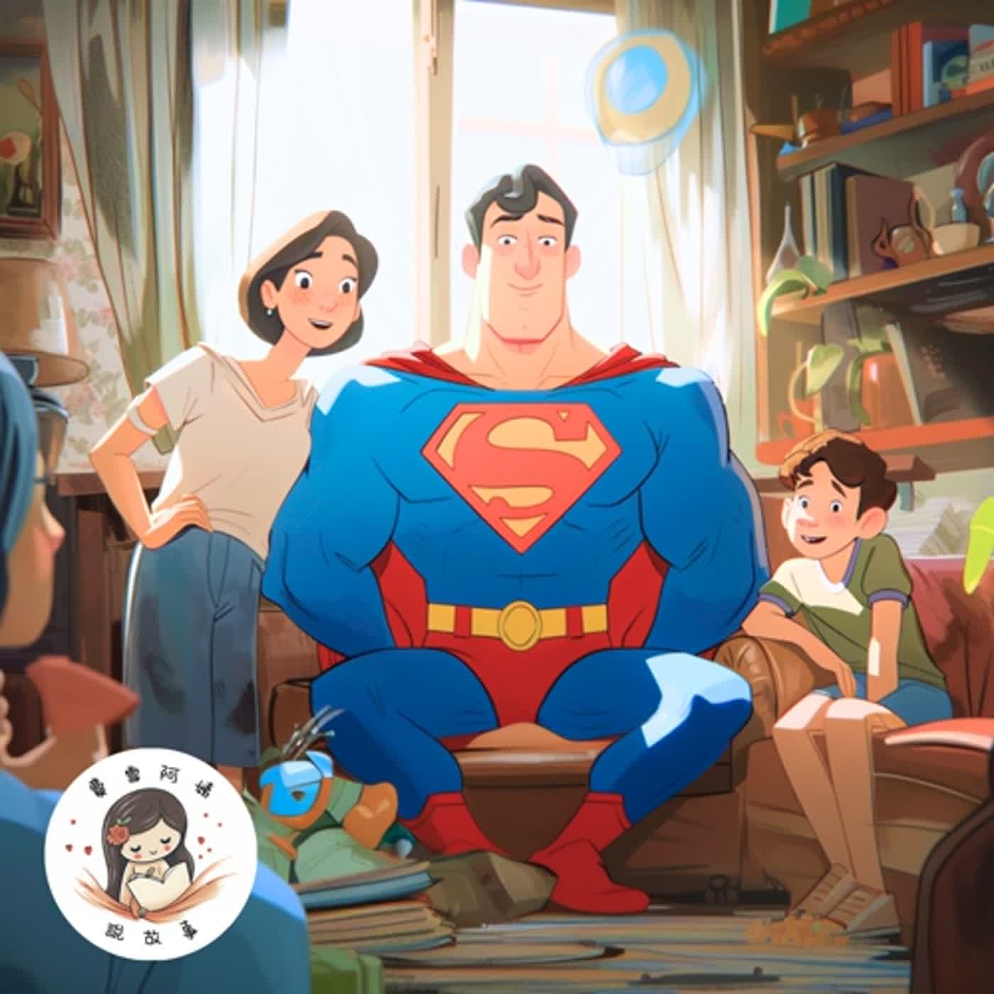 【兒童故事】EP22《我的爸爸是超人》孩子心裡最強壯的大支柱