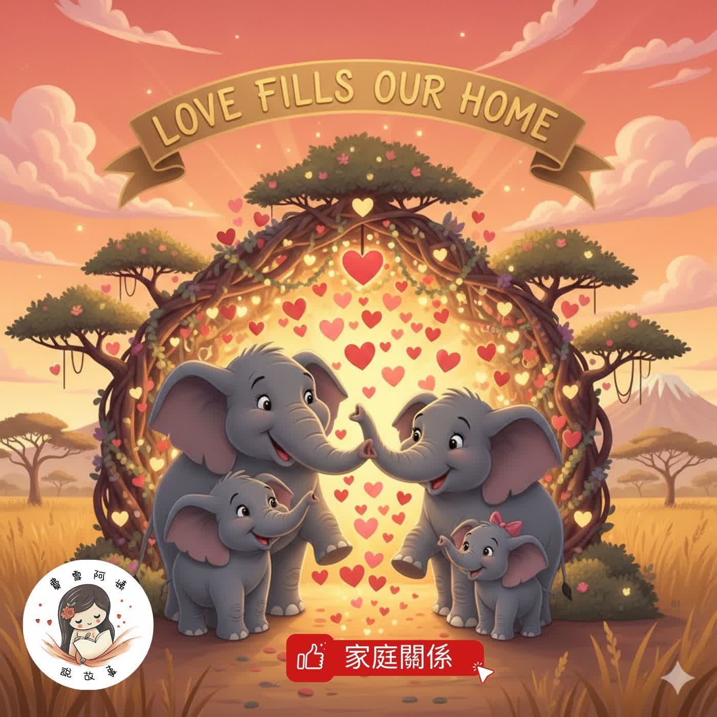 小壽星專屬故事 EP141 《小象的愛心電池》 手足相處｜同理他人｜家庭生活