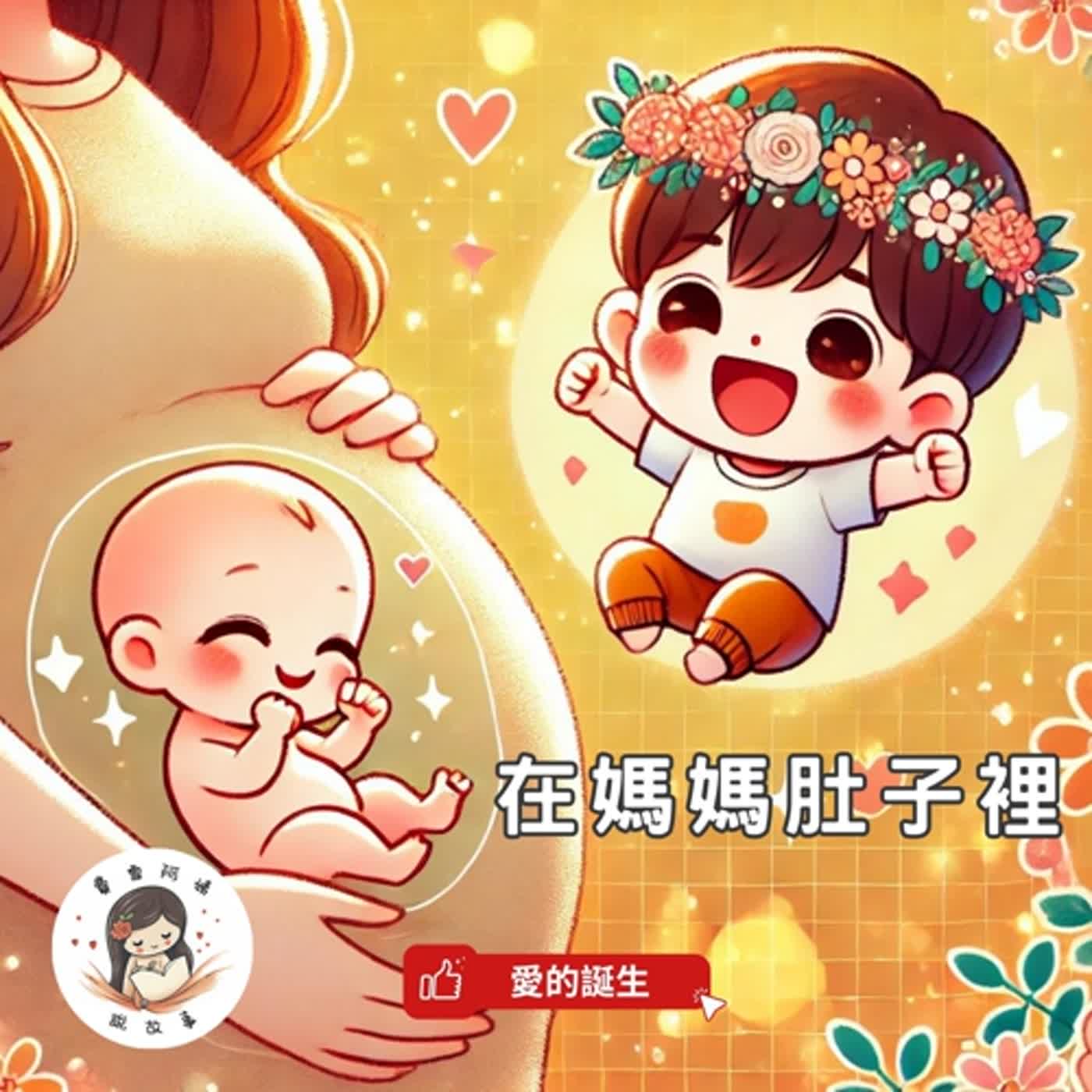 兒童故事】EP46《在媽媽肚子裡》愛的誕生｜胎內記憶｜兒童故事繪本｜幼兒睡前故事｜原創故事