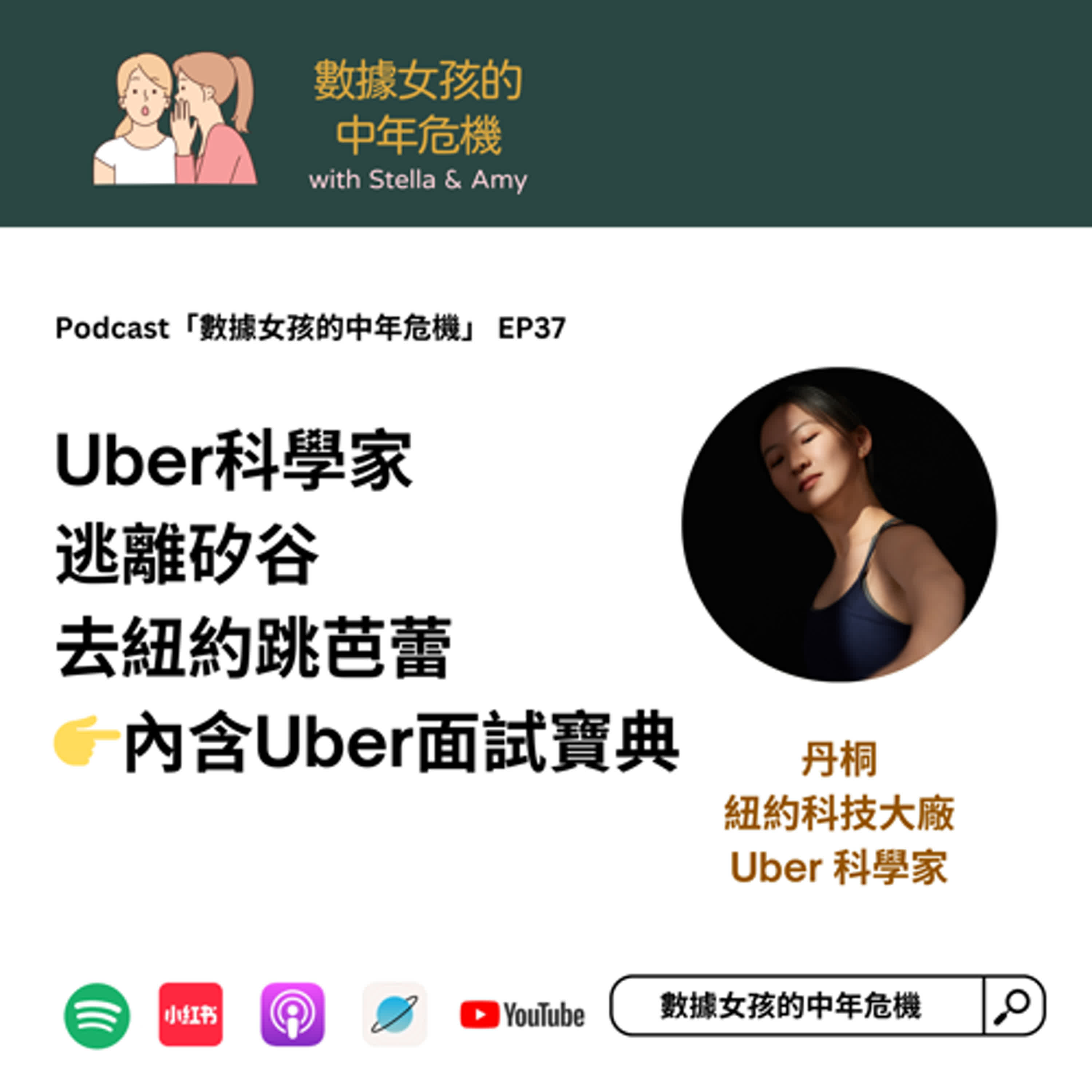 EP37：Uber科學家 逃離矽谷 去紐約跳芭蕾 👉內含Uber面試寶典