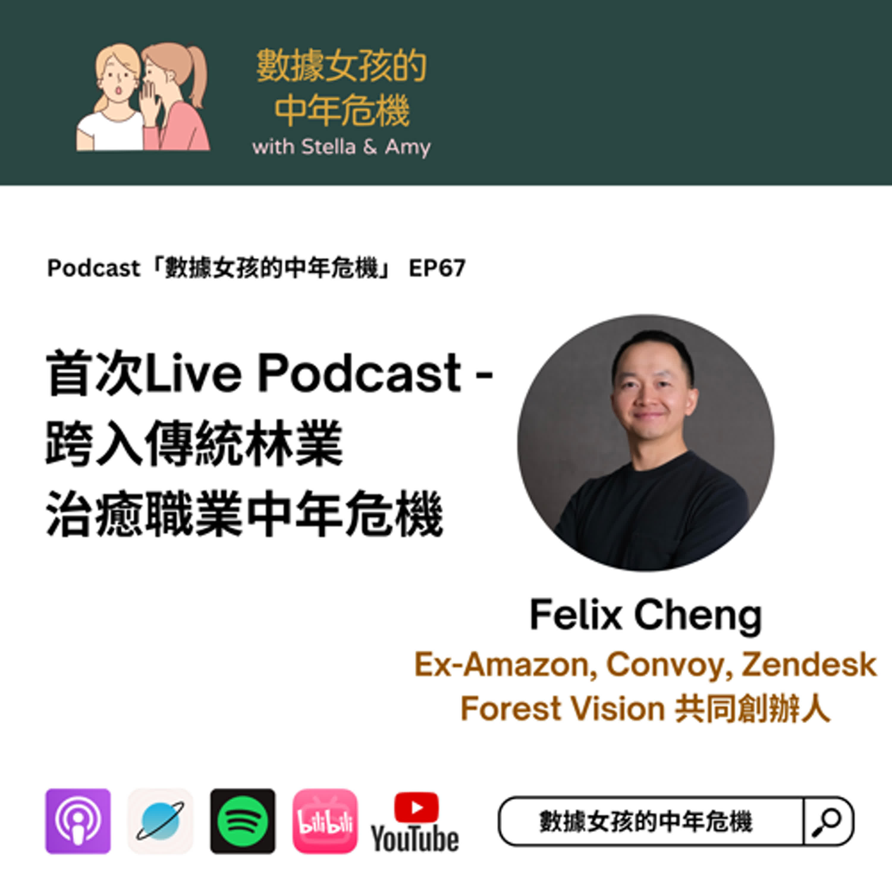 cover of episode EP67: 首次Live Podcast - 跨入傳統林業 治癒職業中年危機
