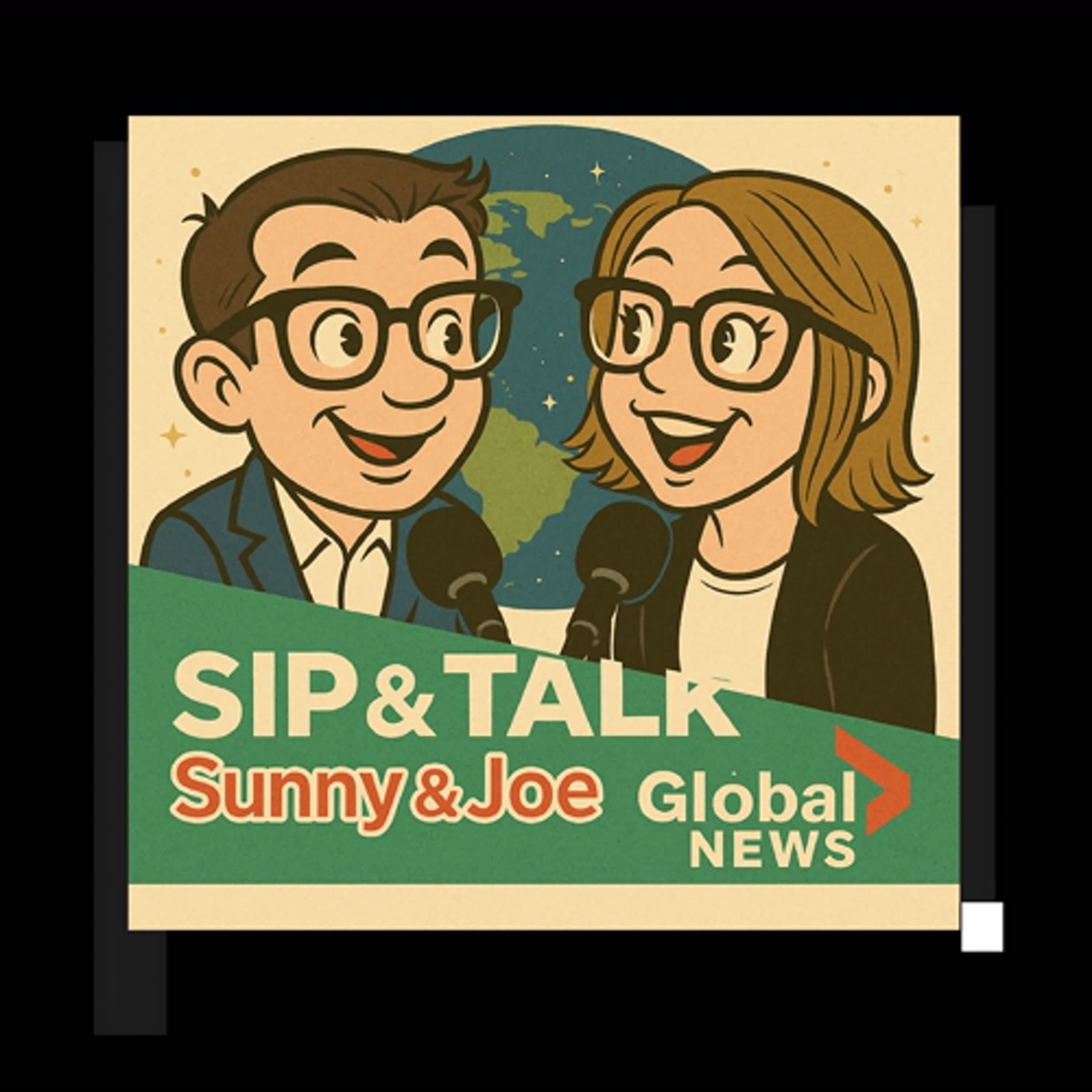 Global News Headlines: Iran Nuclear Talks Stall, Russia Faces Economic Collapse EP312↑《Sip&Talk》Sunny & Joe episode artwork