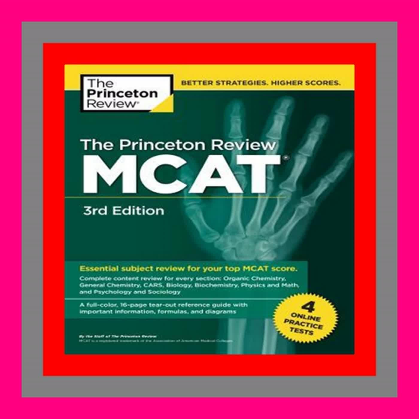 ACCESS [EBOOK EPUB KINDLE PDF] The Princeton Review MCAT  3rd Edition 4 Practice Tests + Complete C