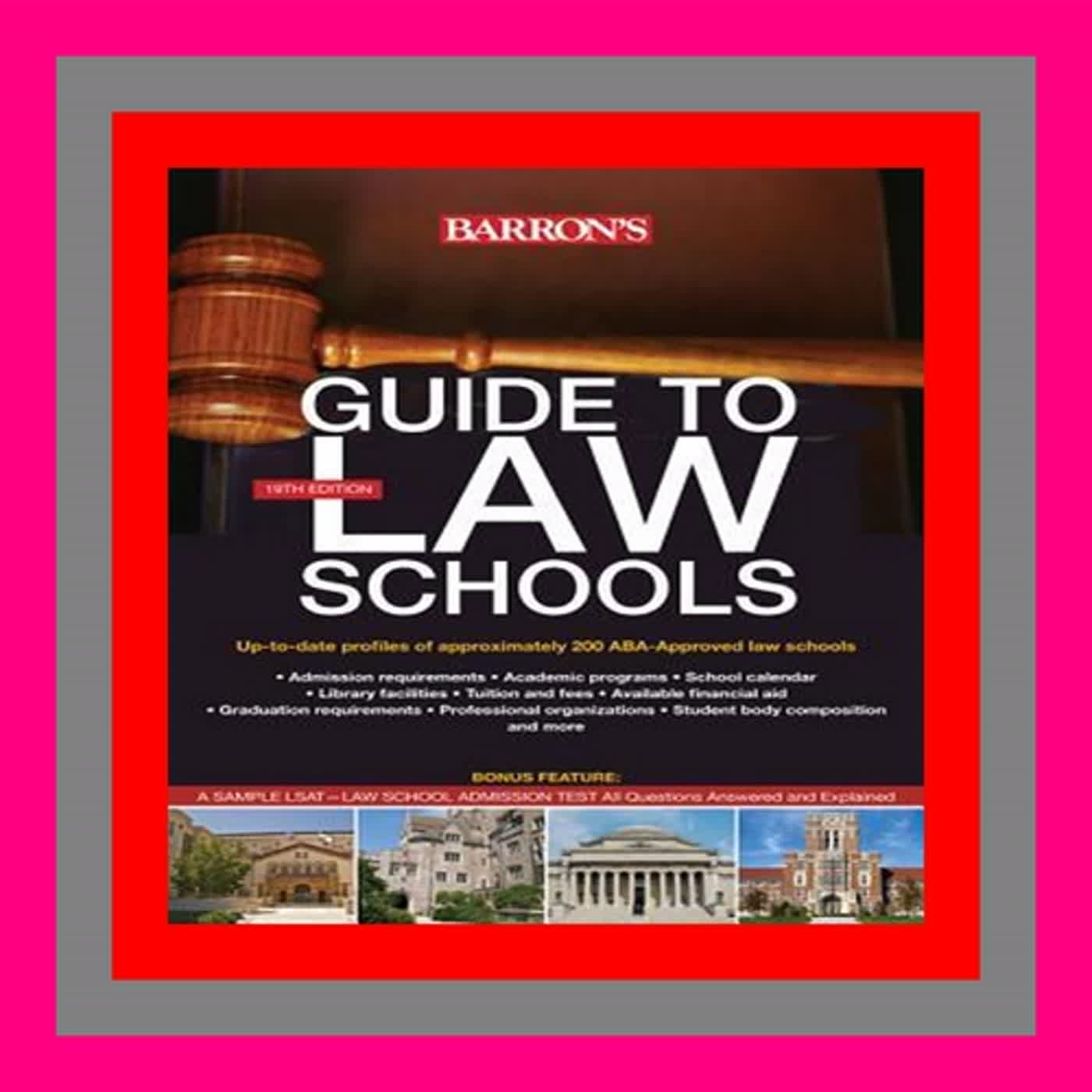 [Access] EBOOK EPUB KINDLE PDF Barron's Guide to Law Schools FULL BOOK PDF & FULL AUDIOBOOK