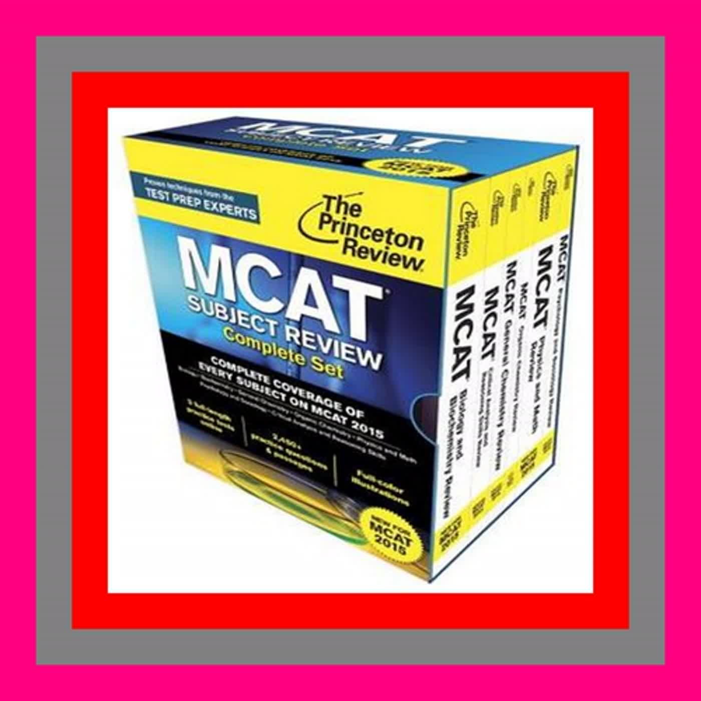[READ] [PDF EBOOK EPUB KINDLE] Princeton Review MCAT Subject Review Complete Box Set New for MCAT 2