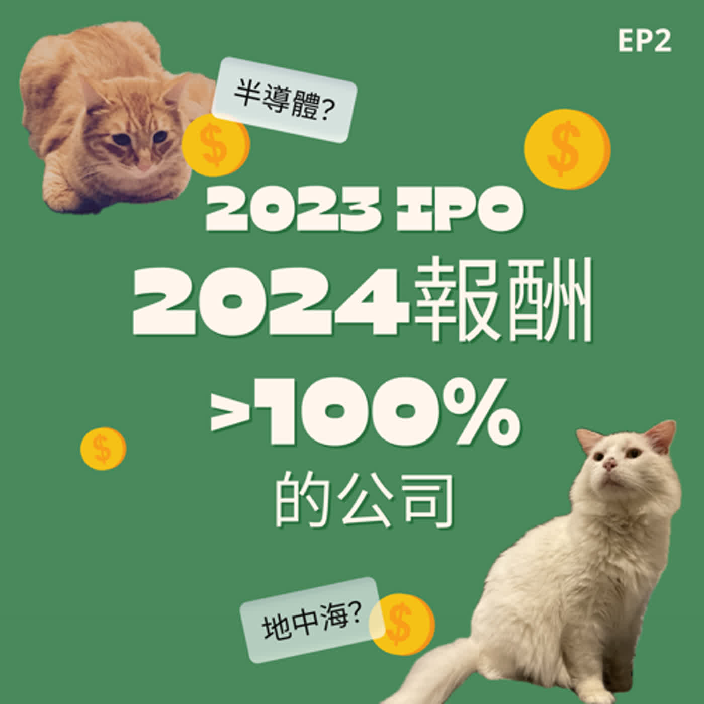 截然不同的兩家公司卻都在 2023 IPO 且 2024 年初就報酬超過100% episode artwork