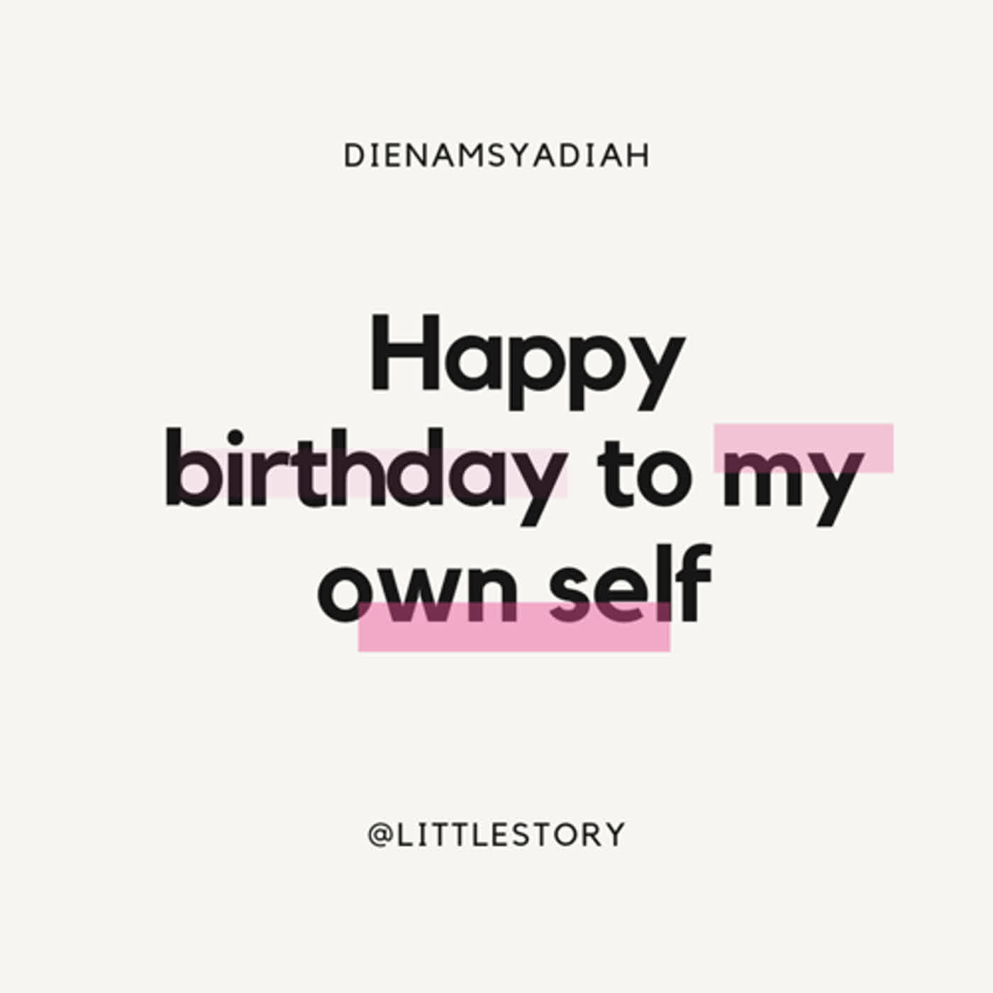 Happy birthday to my own self episode artwork