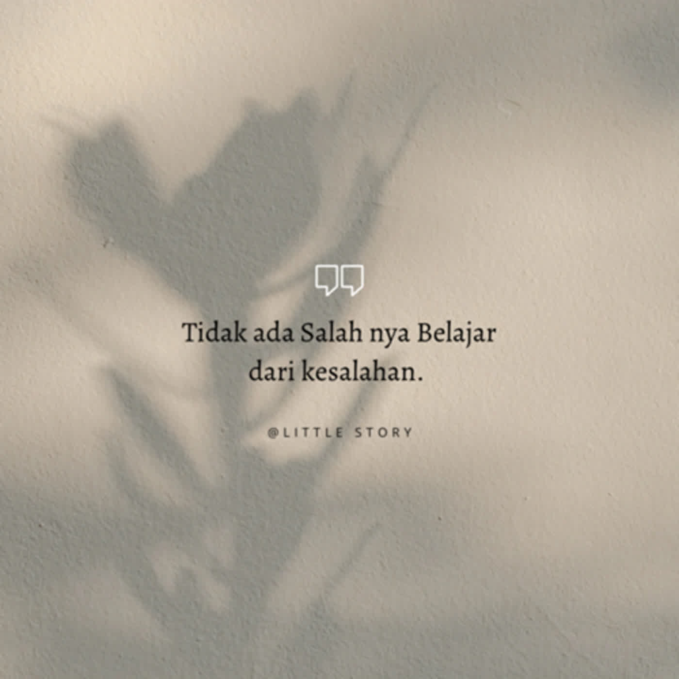 Belajar dari kesalahan