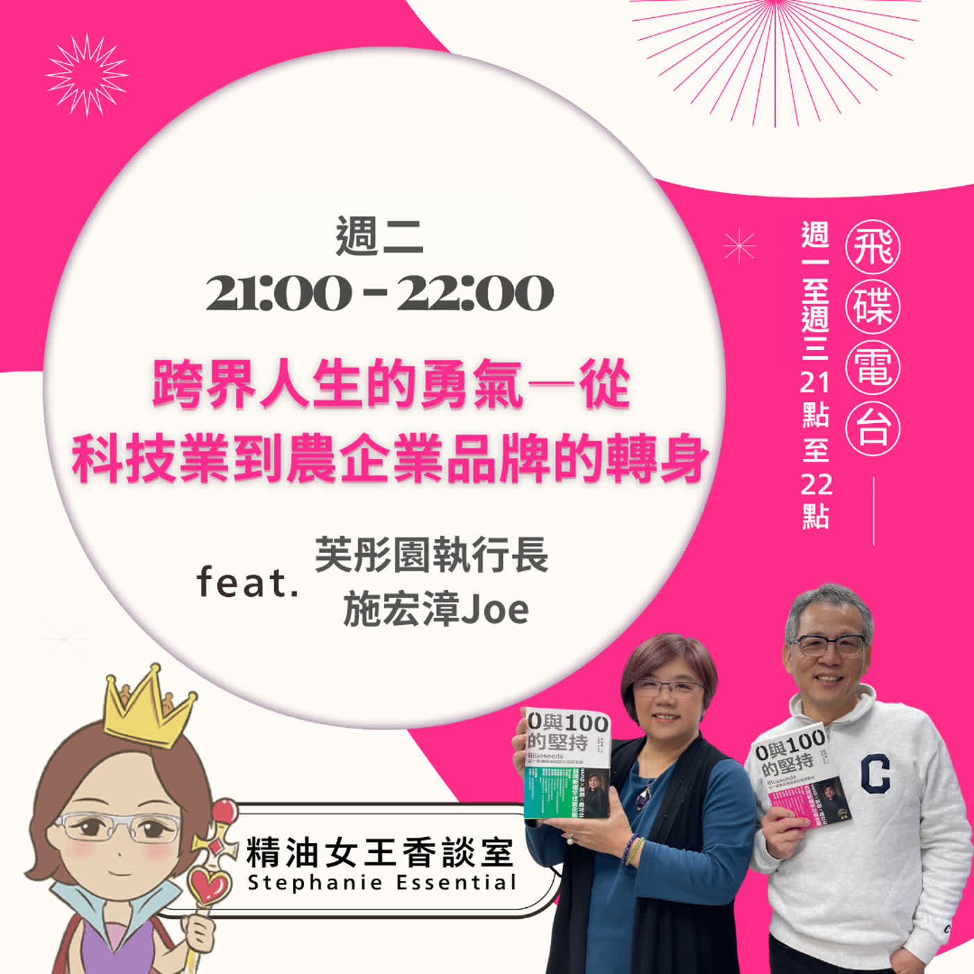 精油女王香談室 X 跨界人生的勇氣—從科技業到農企業品牌的轉身-芙彤園執行長 施宏漳Joe (EP343)