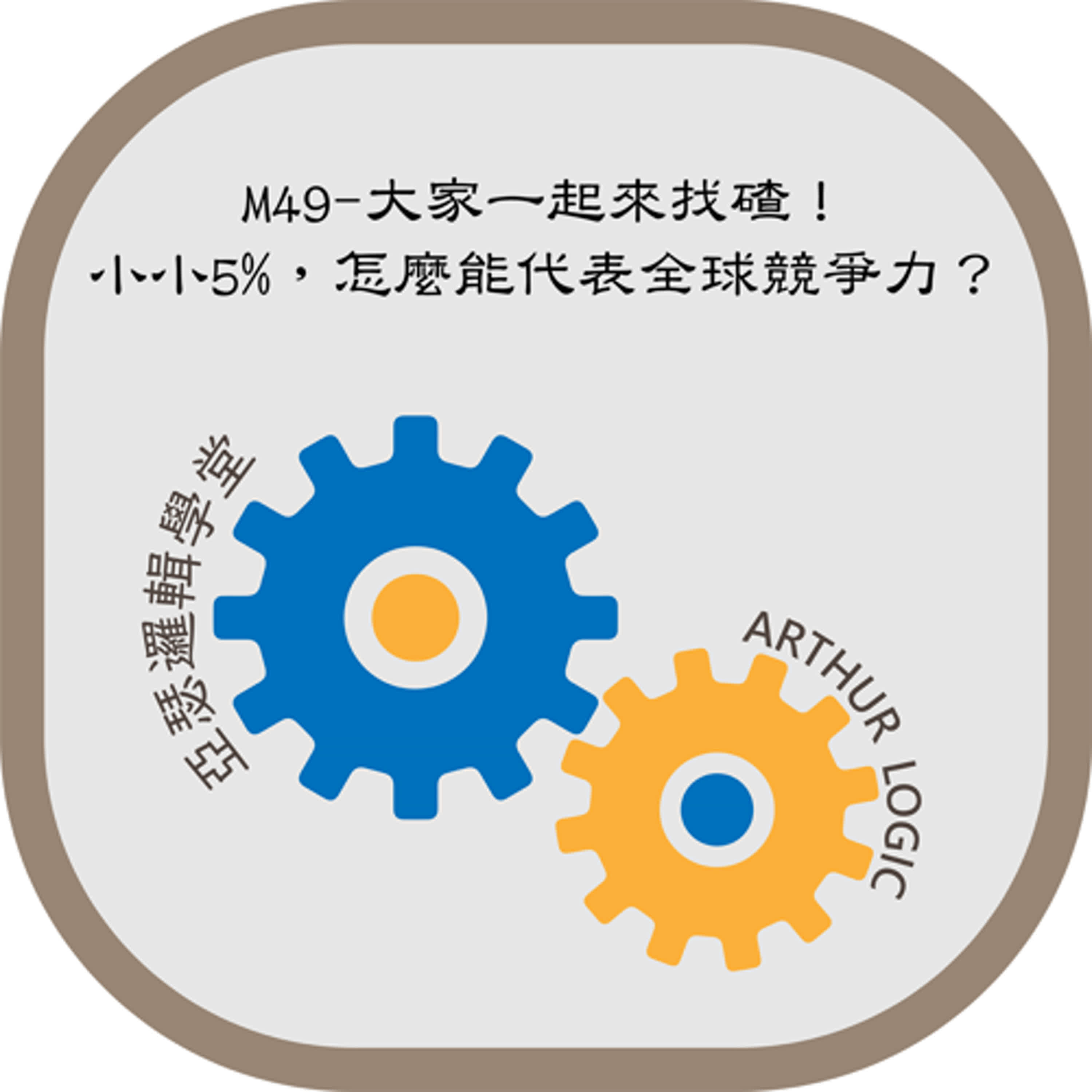 M49-大家一起來找碴！：小小5%，怎麼能代表全球競爭力？ episode artwork