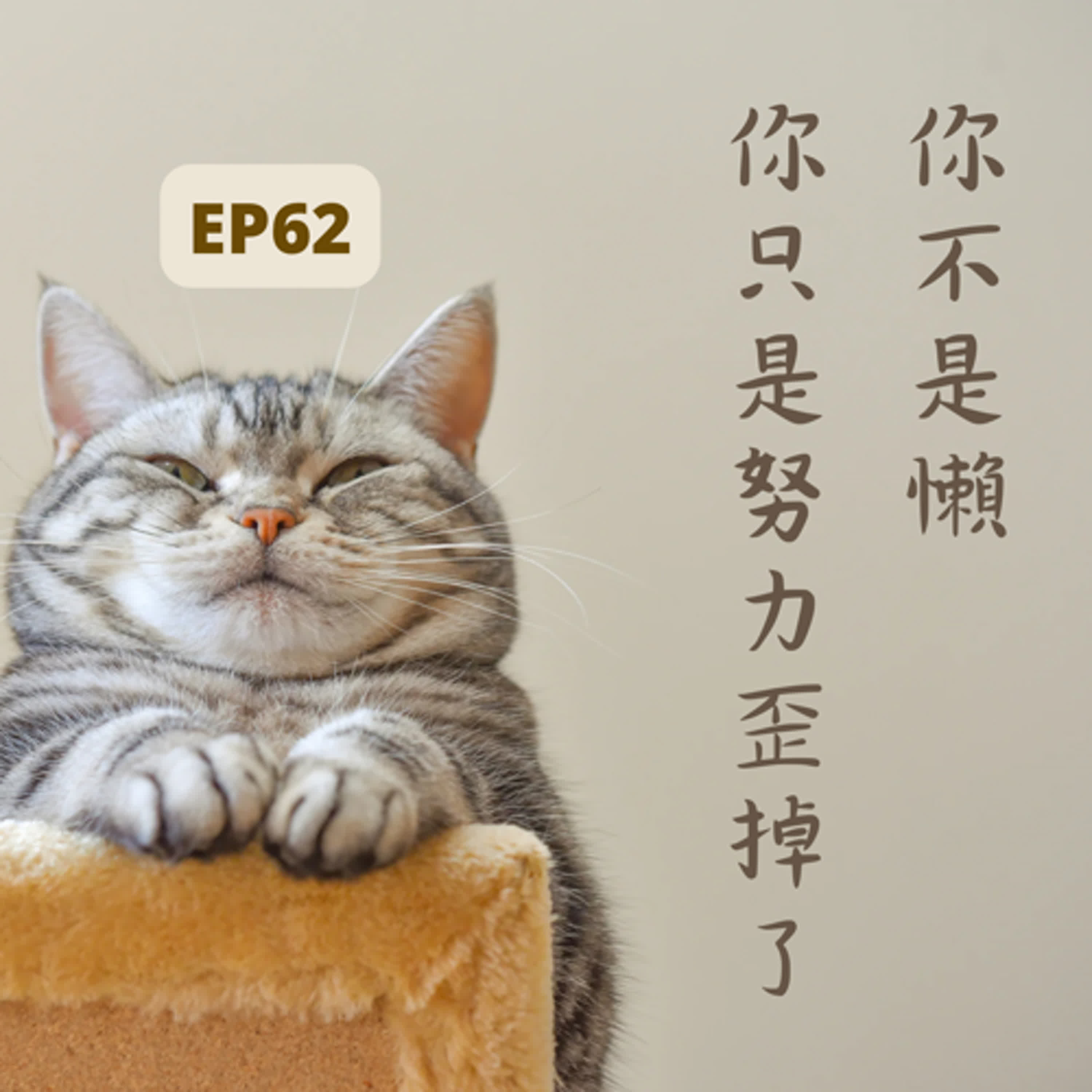 Ep62-你不是懶，你只是努力歪掉了!
