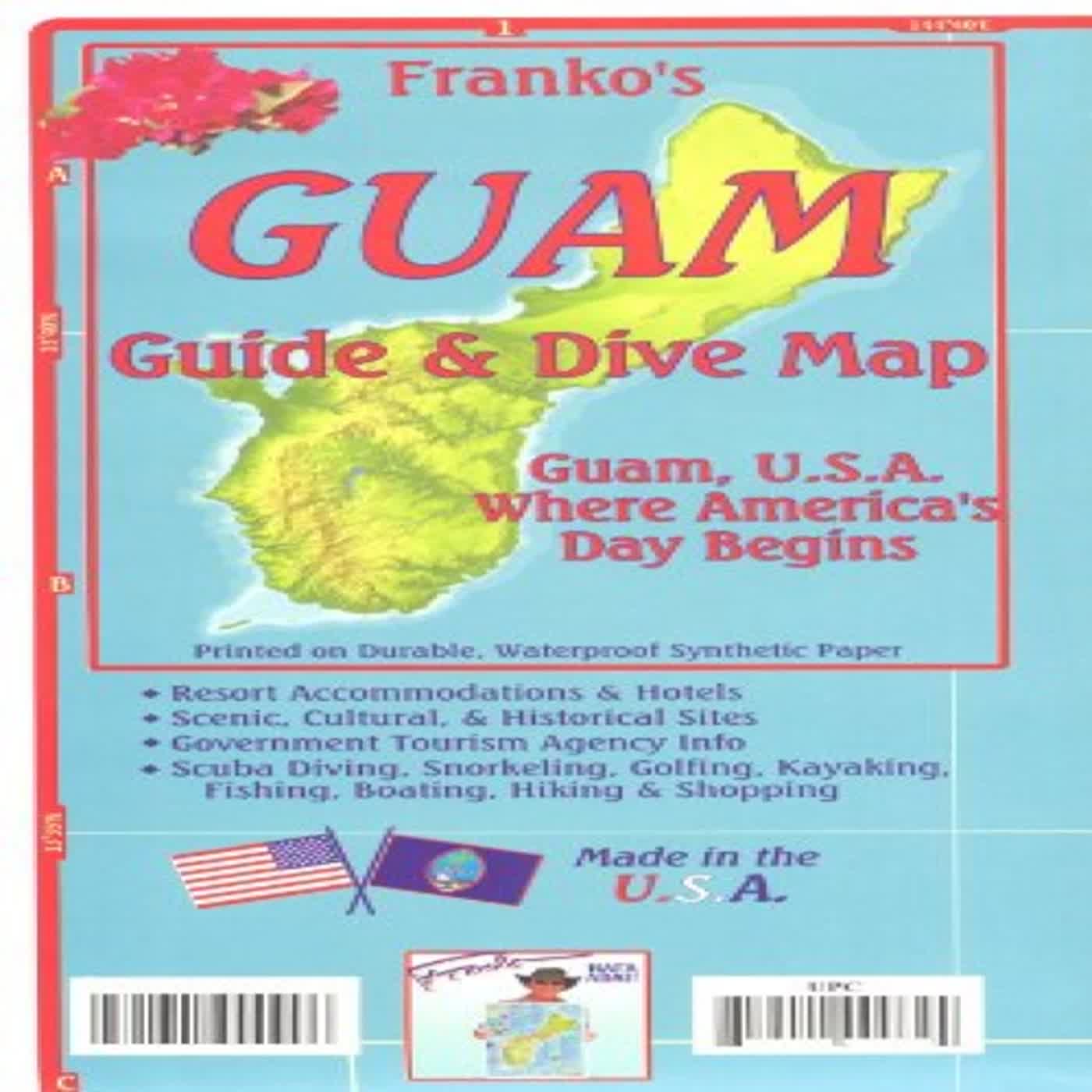 [VIEW] KINDLE ️ Guam (Micronesia) 1:94,000 Guide & Dive Map, waterproof ...