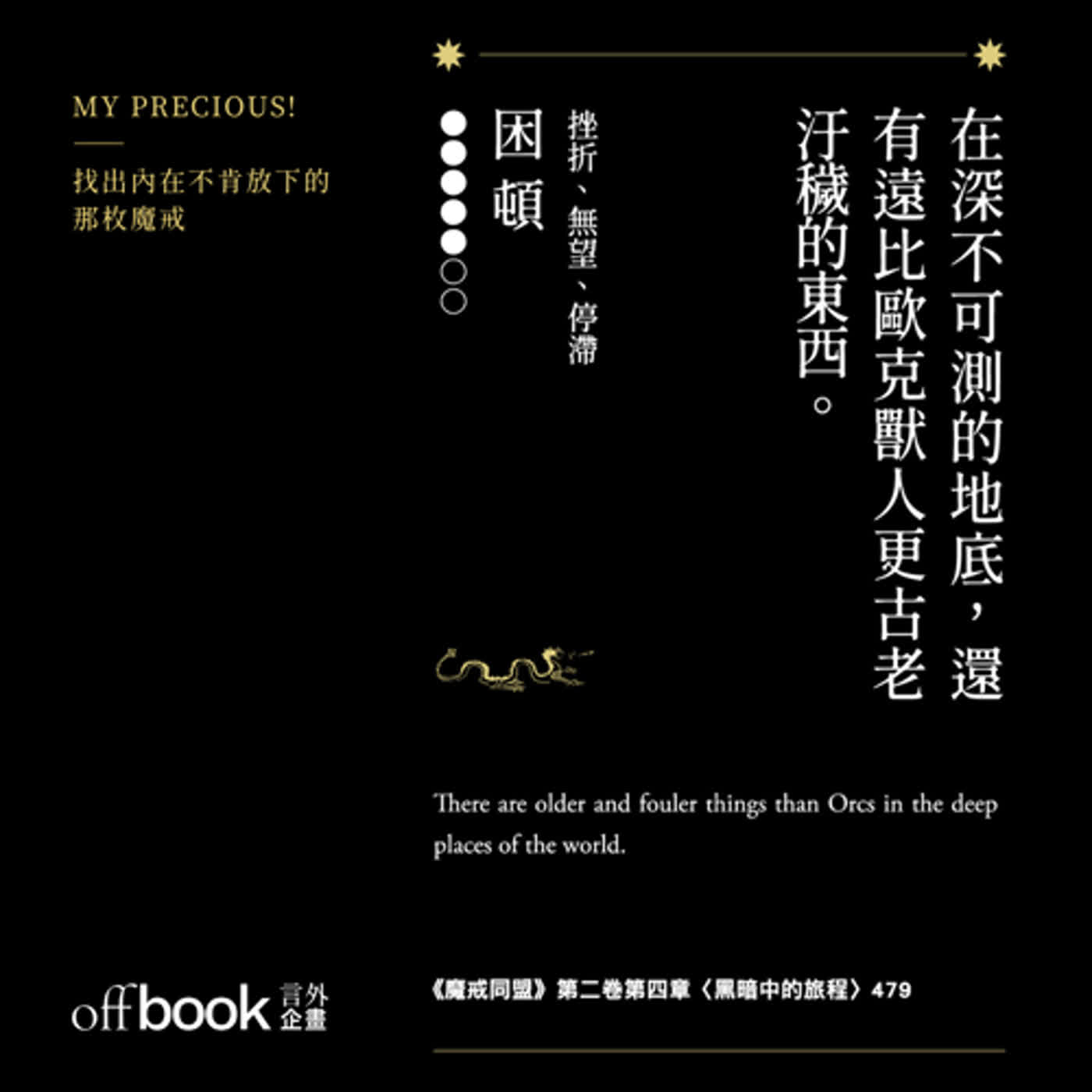 EP 33|困頓|在深不可測的地底,還有遠比歐克獸人更古老汙穢的東西 —— 甘道夫|魔戒慾望直視牌卡|摘句牌解析 EP 33|困頓|在深不可測的地底,還有遠比歐克獸人更古老汙穢的東西 —— 甘道夫|魔戒慾望直視牌卡|摘句牌解析