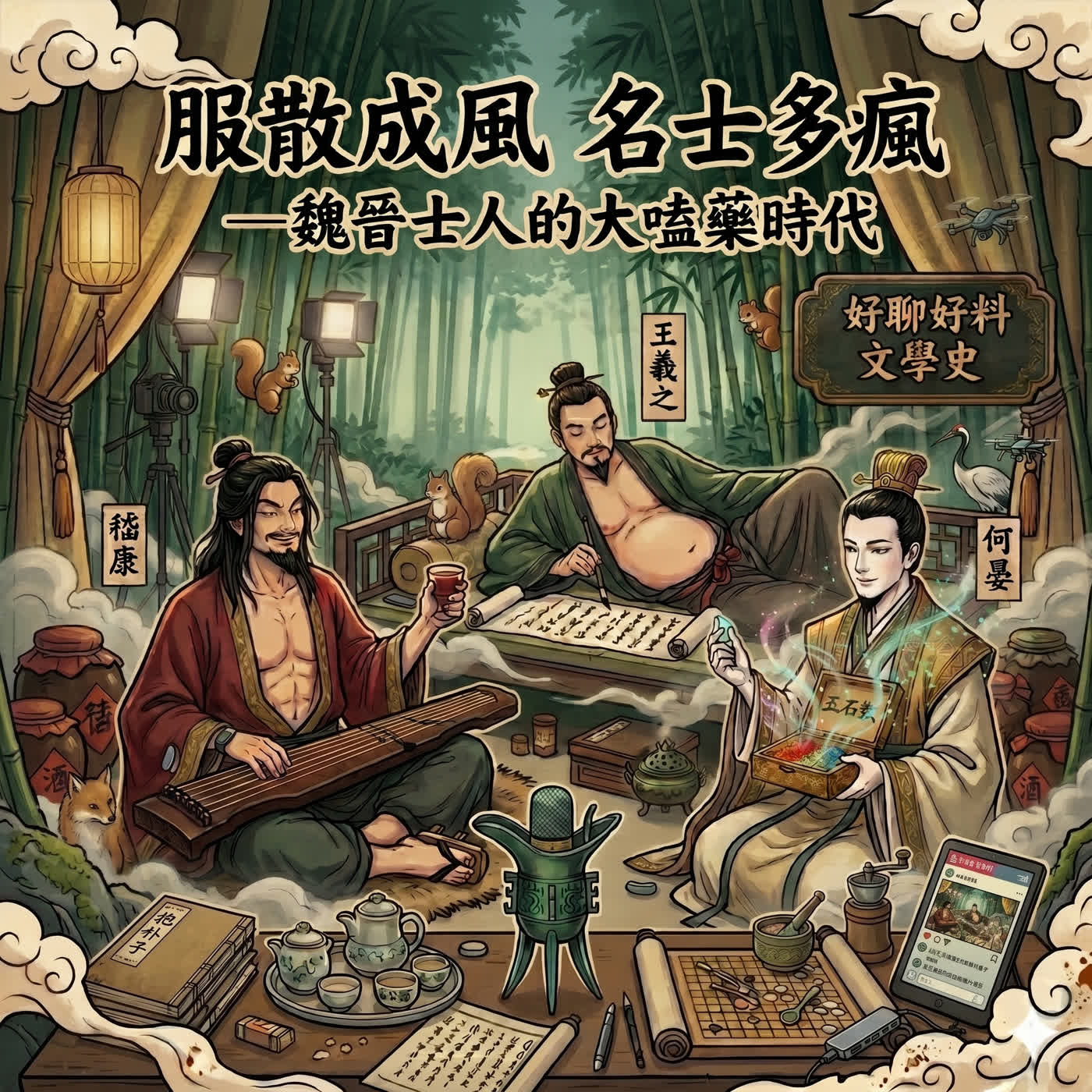 【S3 EP.07】 服散成風 名士多瘋：魏晉士人的大嗑藥時代
