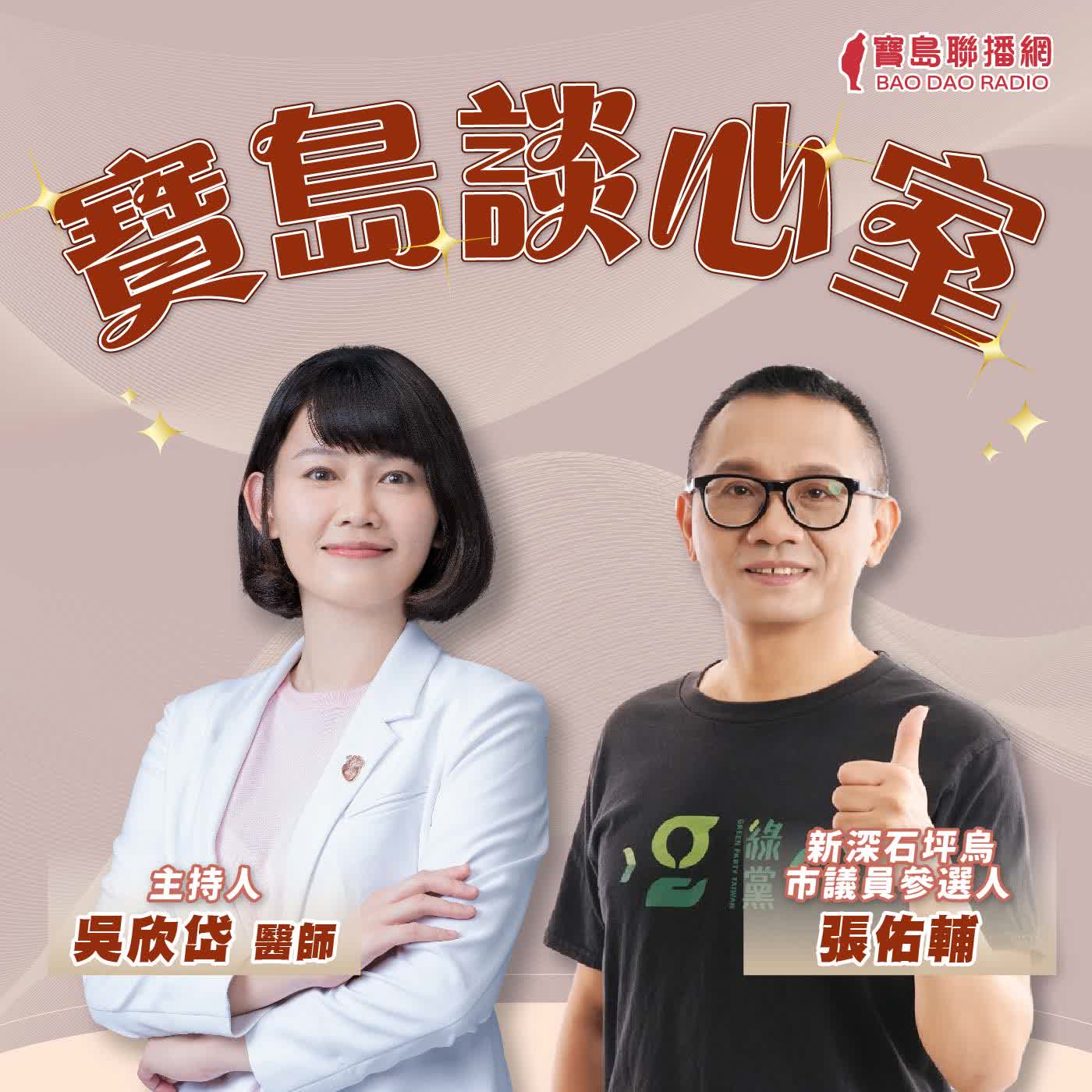  【寶島談心室】毒油風暴是食安制度問題，還是政治操作？│來賓：張佑輔 新深石坪烏市議員參選人 │吳欣岱 醫師 主持 2026/07/31 episode artwork