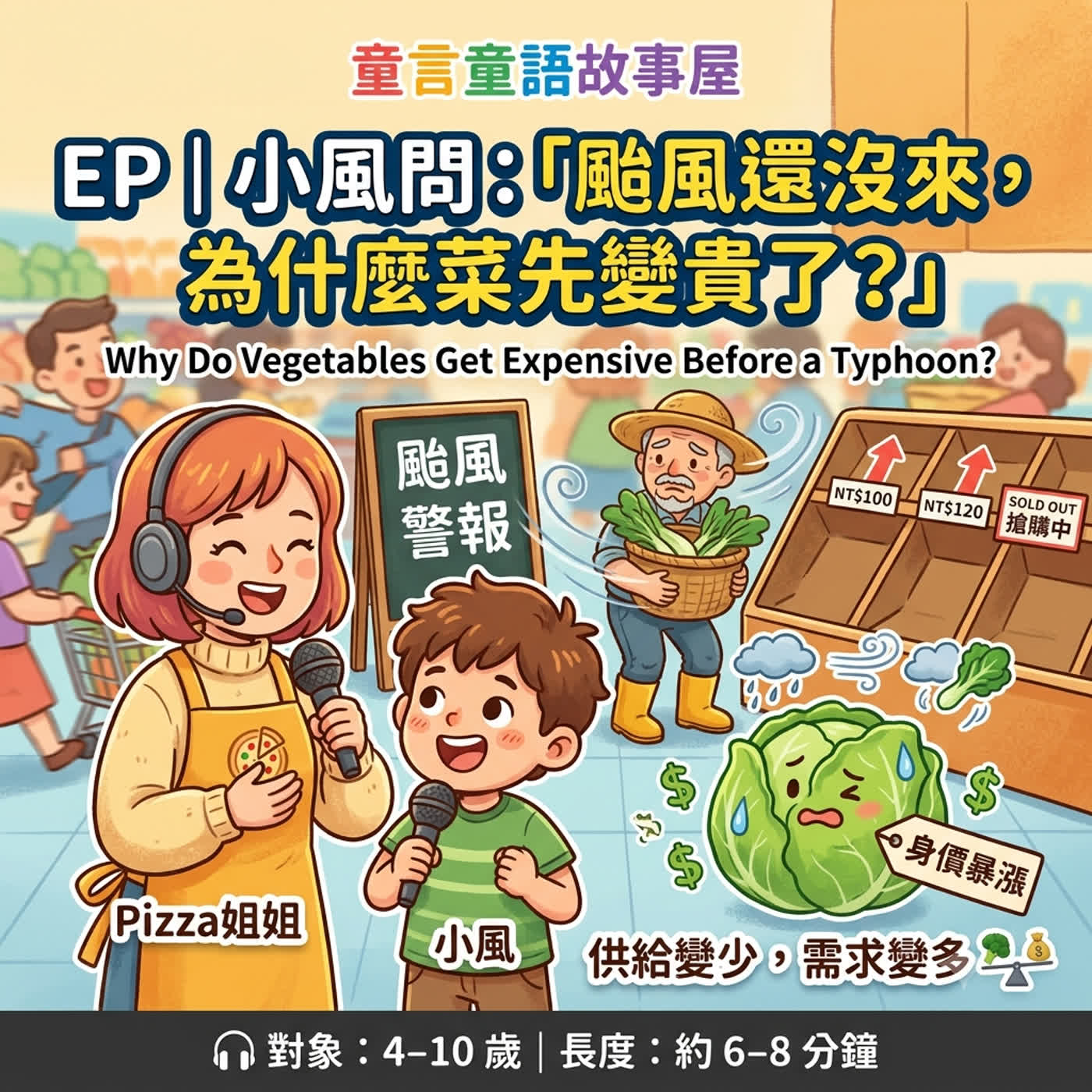 颱風還沒來,為什麼菜先變貴了?Why Do Vegetables Get Expensive Before a Typhoon? episode artwork