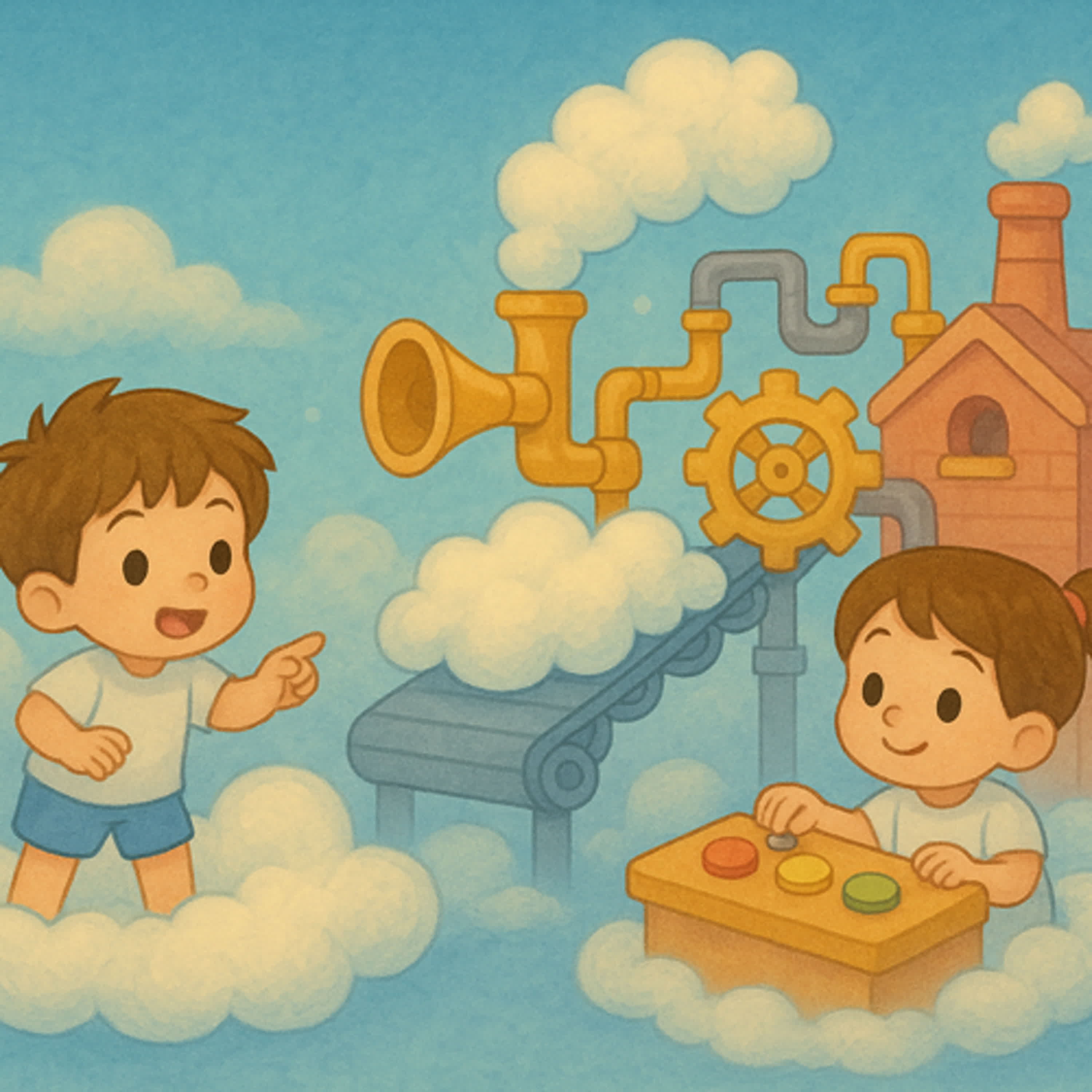 "The Magical Cloud Factory"(雲朵工廠) episode artwork