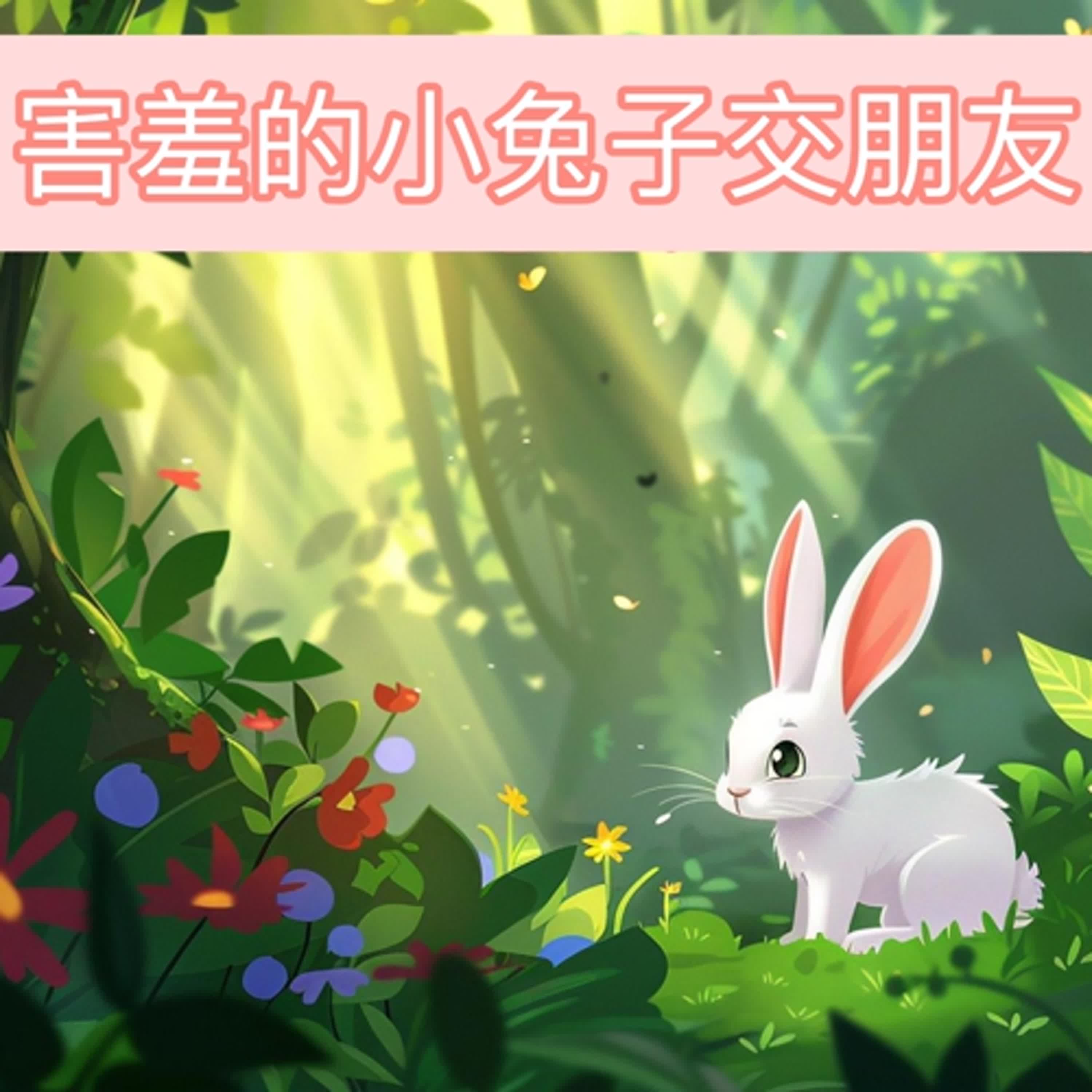 害羞的小兔子交朋友｜睡前故事｜兒童故事｜原創故事 episode artwork