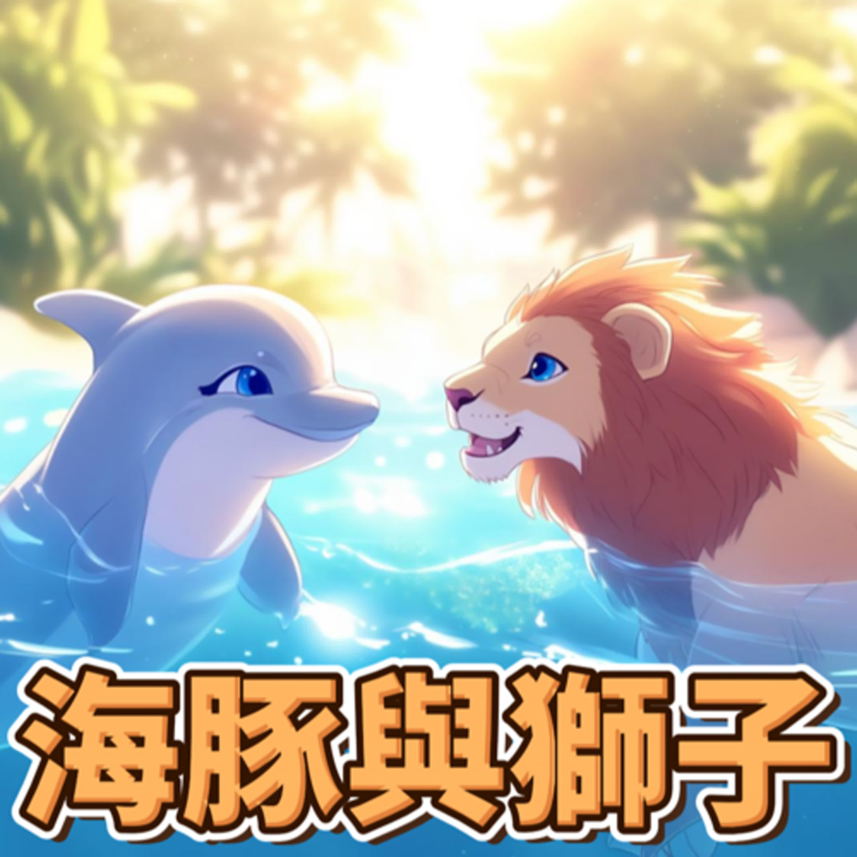 【好心情故事屋】EP44《海豚與獅子》｜睡前故事｜兒童故事｜原創故事｜兒童繪本｜幼兒故事｜動畫故事｜親子共讀｜經典童話｜童話故事 episode artwork