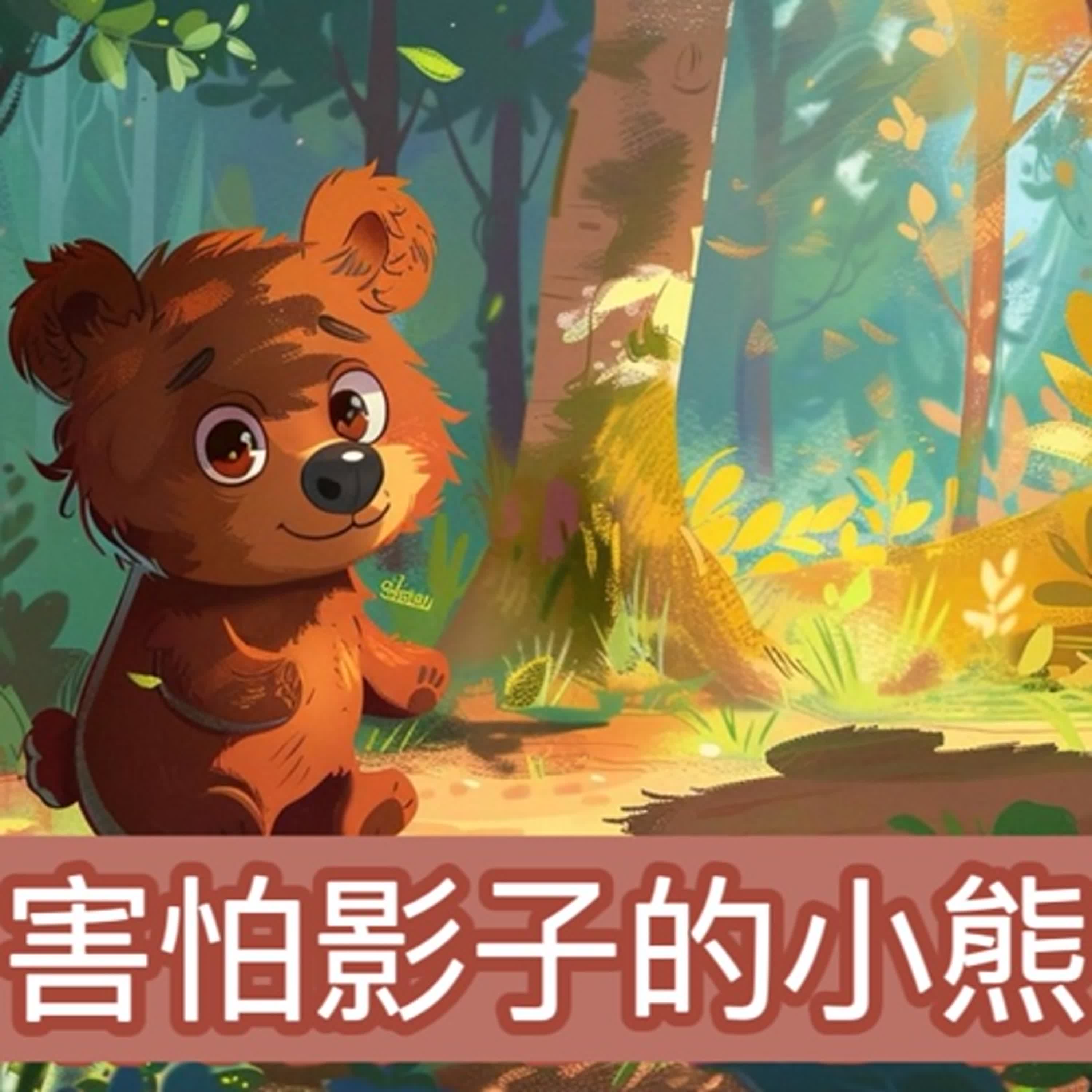 害怕影子的小熊｜睡前故事｜兒童故事｜原創故事 episode artwork