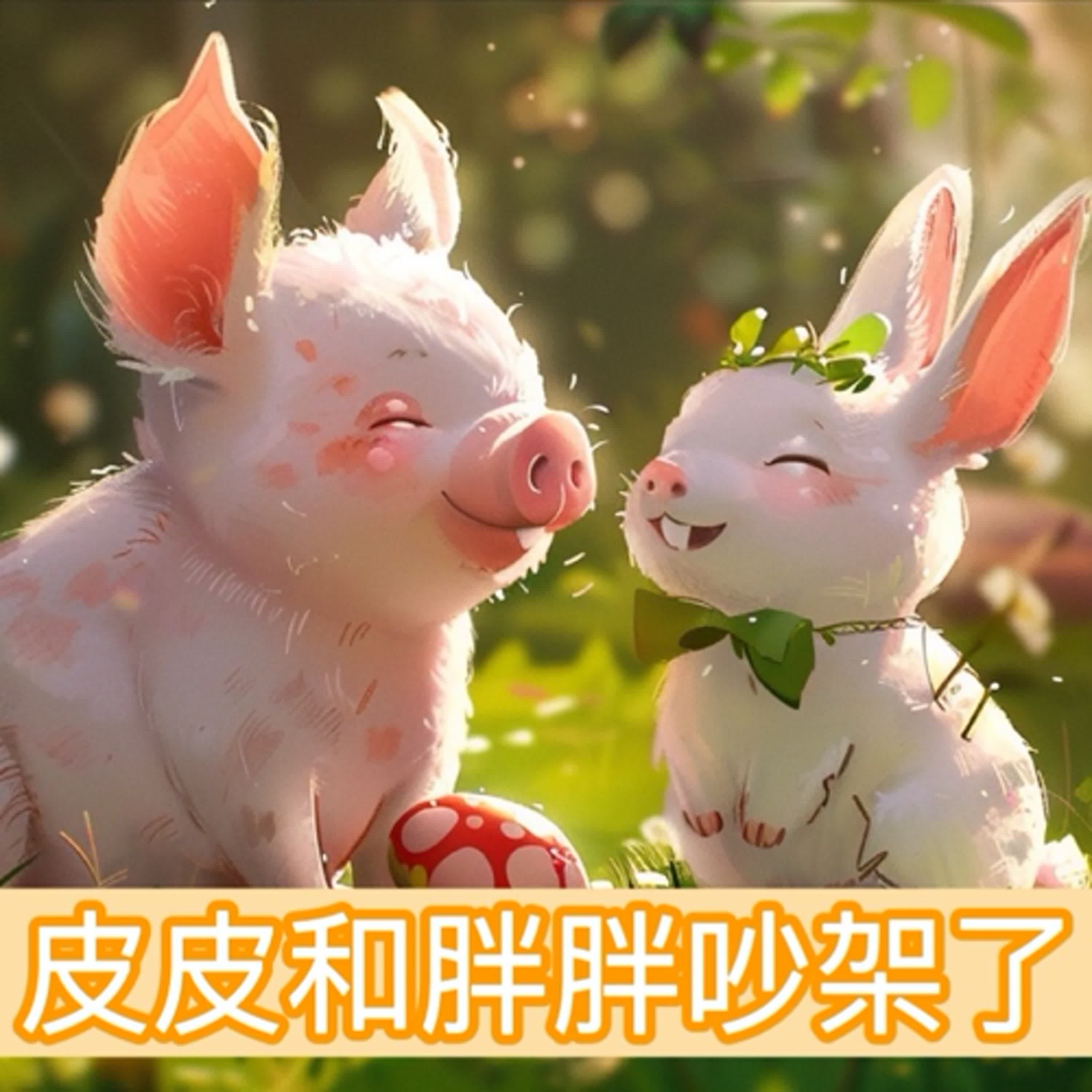 皮皮與胖胖吵架了｜睡前故事｜兒童故事｜原創故事 episode artwork