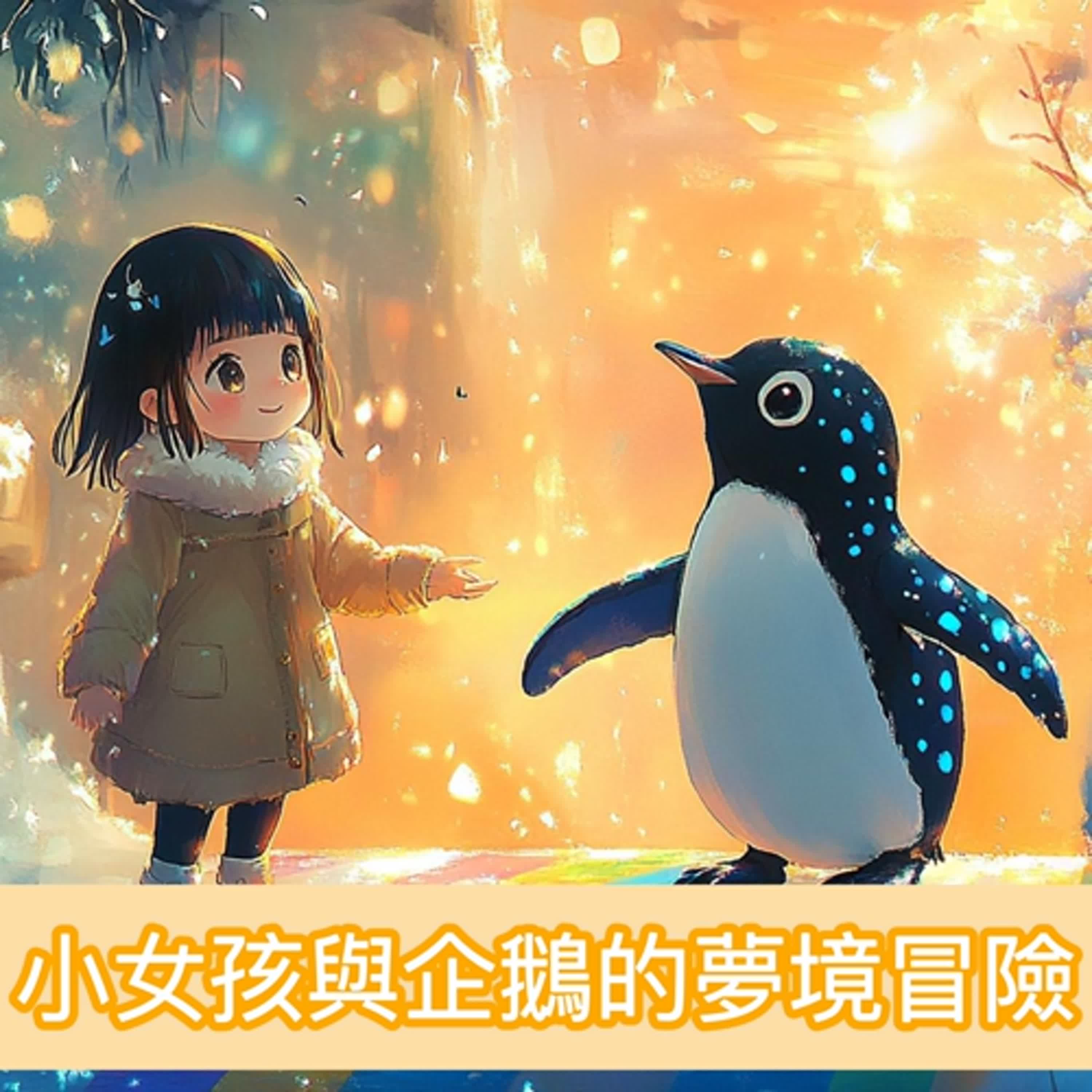 小女孩與企鵝的夢境冒險｜睡前故事｜兒童故事｜原創故事 episode artwork