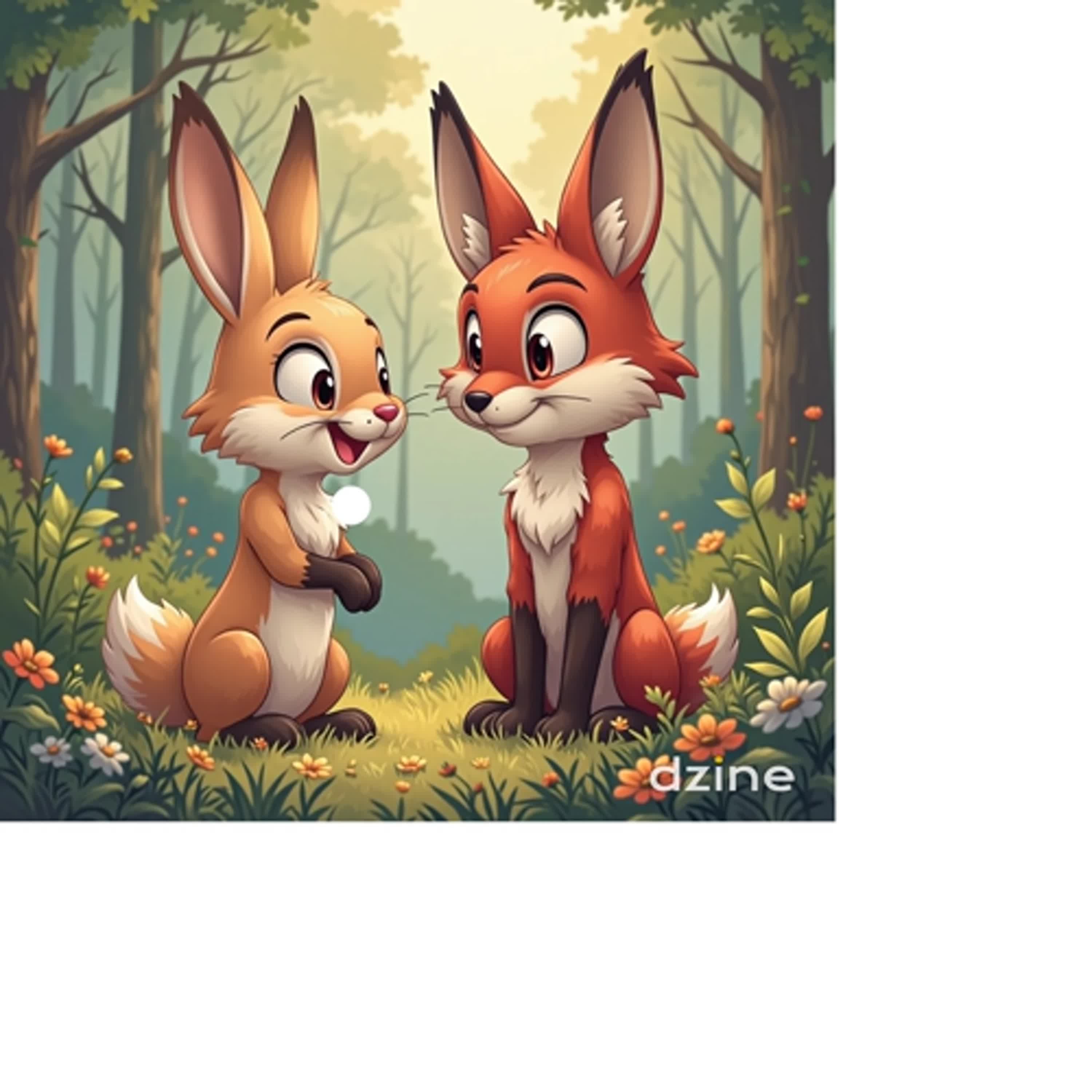 睡前故事 - 森林裡的新朋友