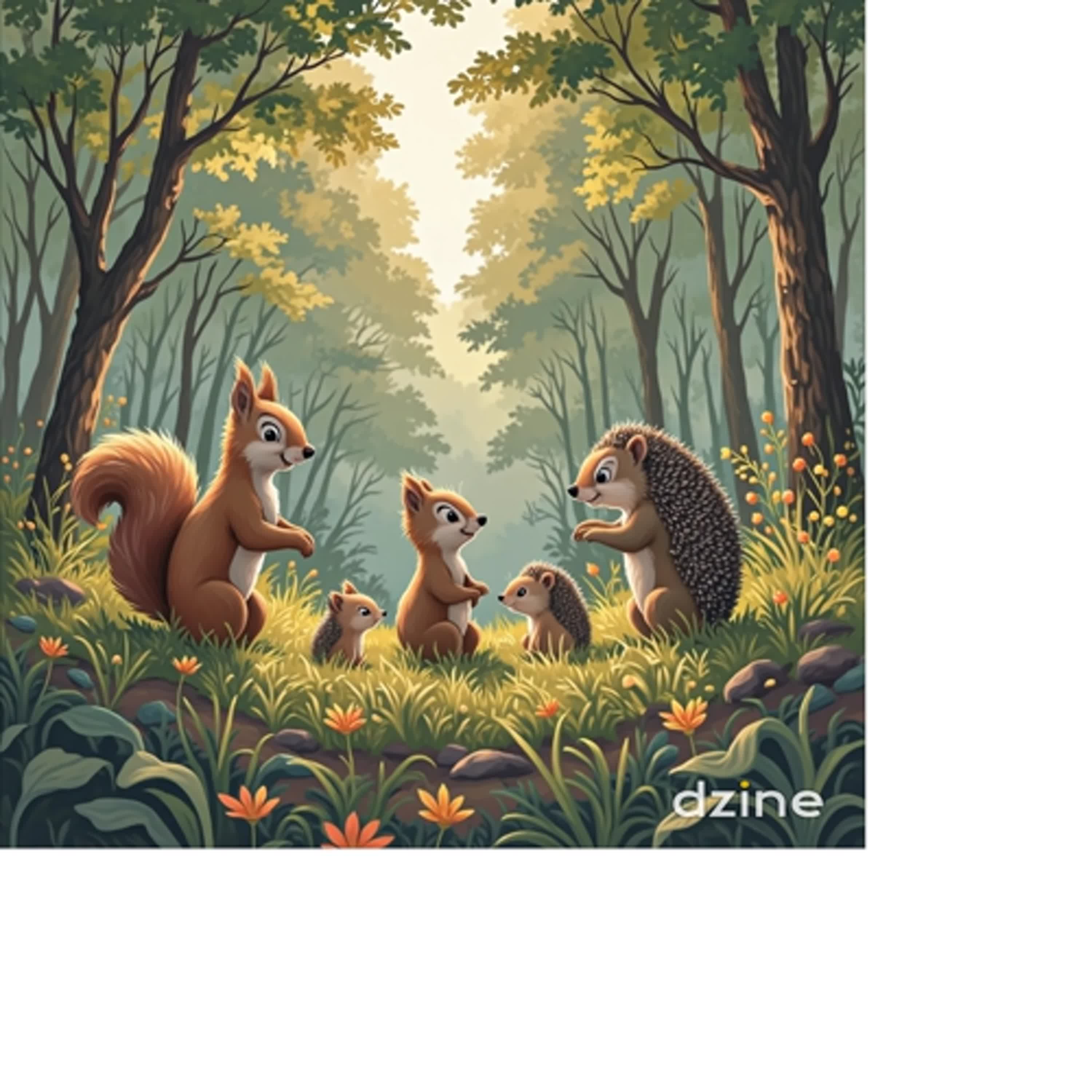 小松鼠和小刺蝟的大冒險