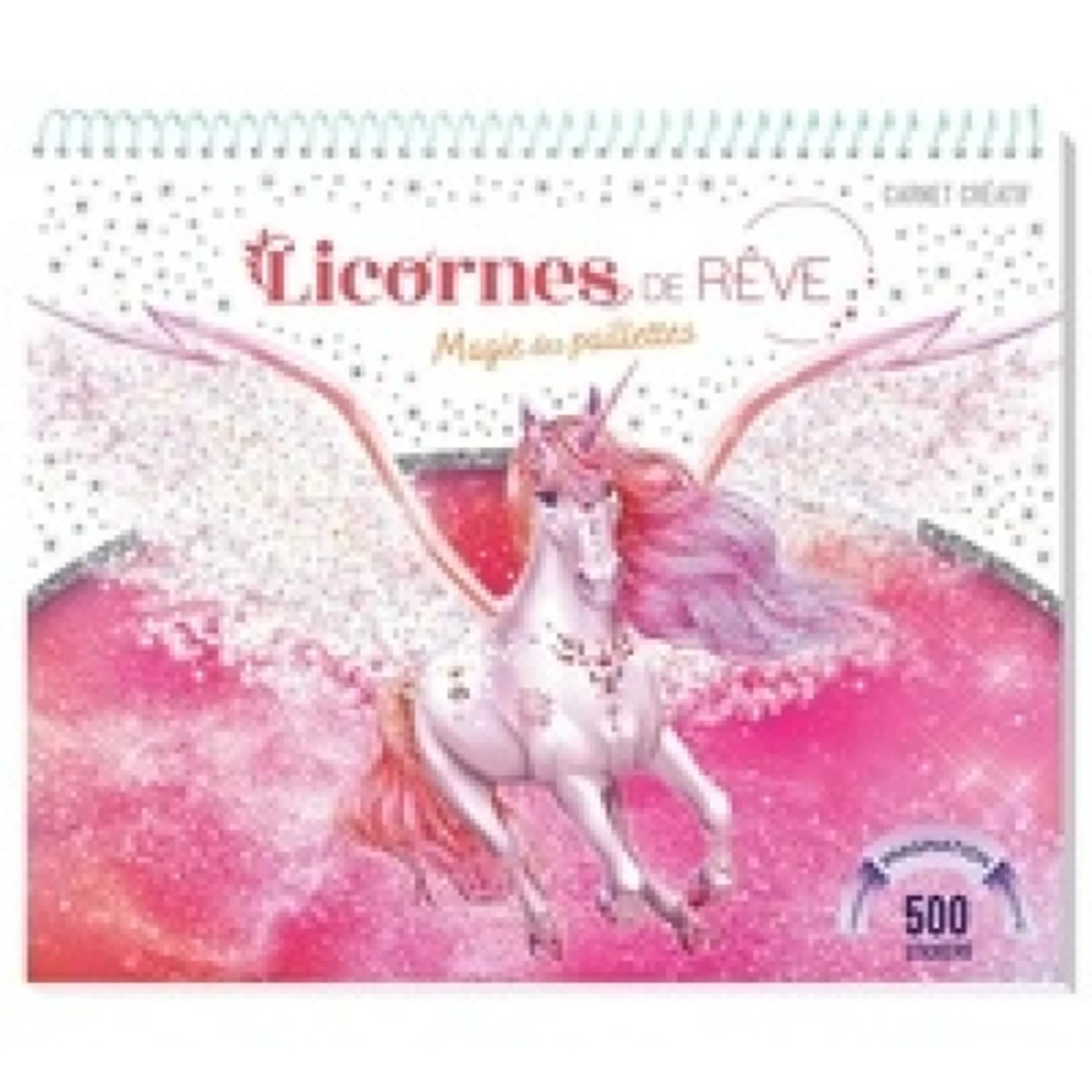 Lire en ligne : Licornes de rêve - Magie des paillettes. Avec 500 stickers