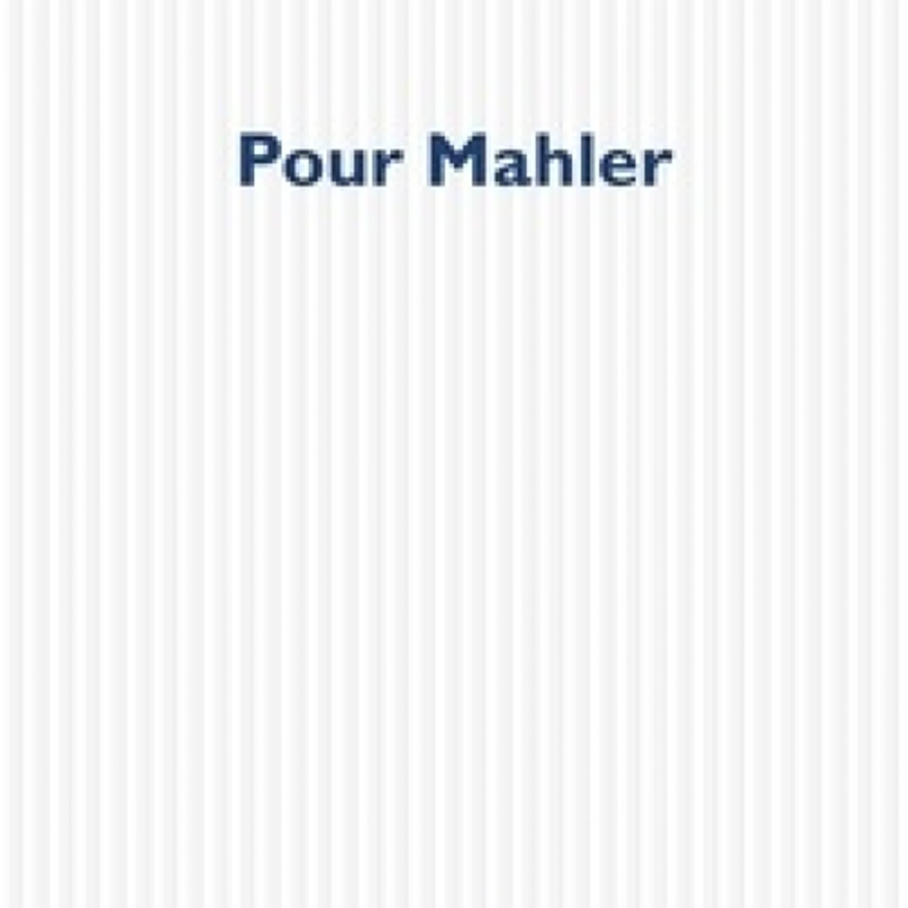 {téléchargement pdf} Pour Mahler